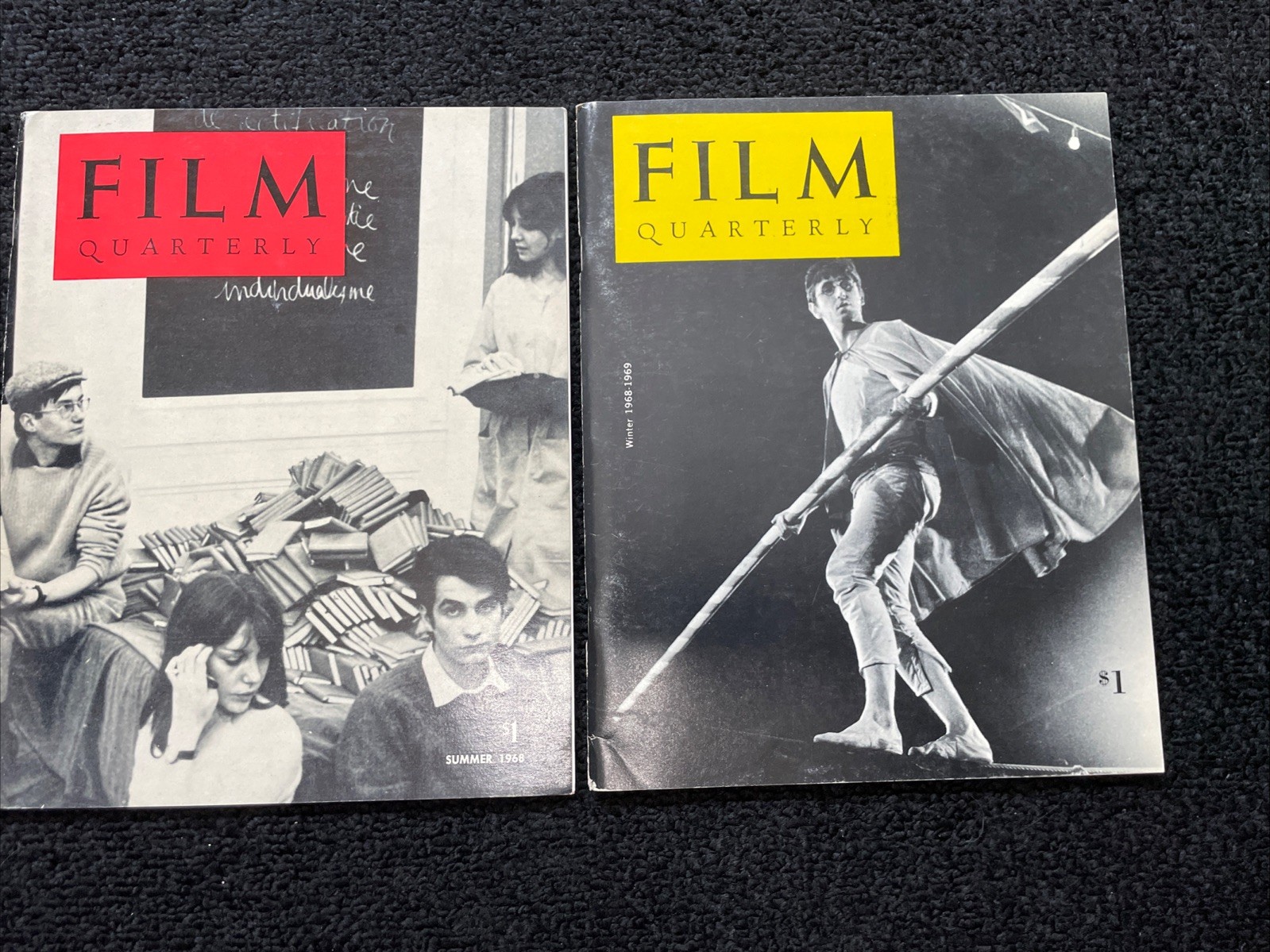 RARE Vintage 1966-1969 Lot Of 6 Film Quarterly Journals UC Press – V10