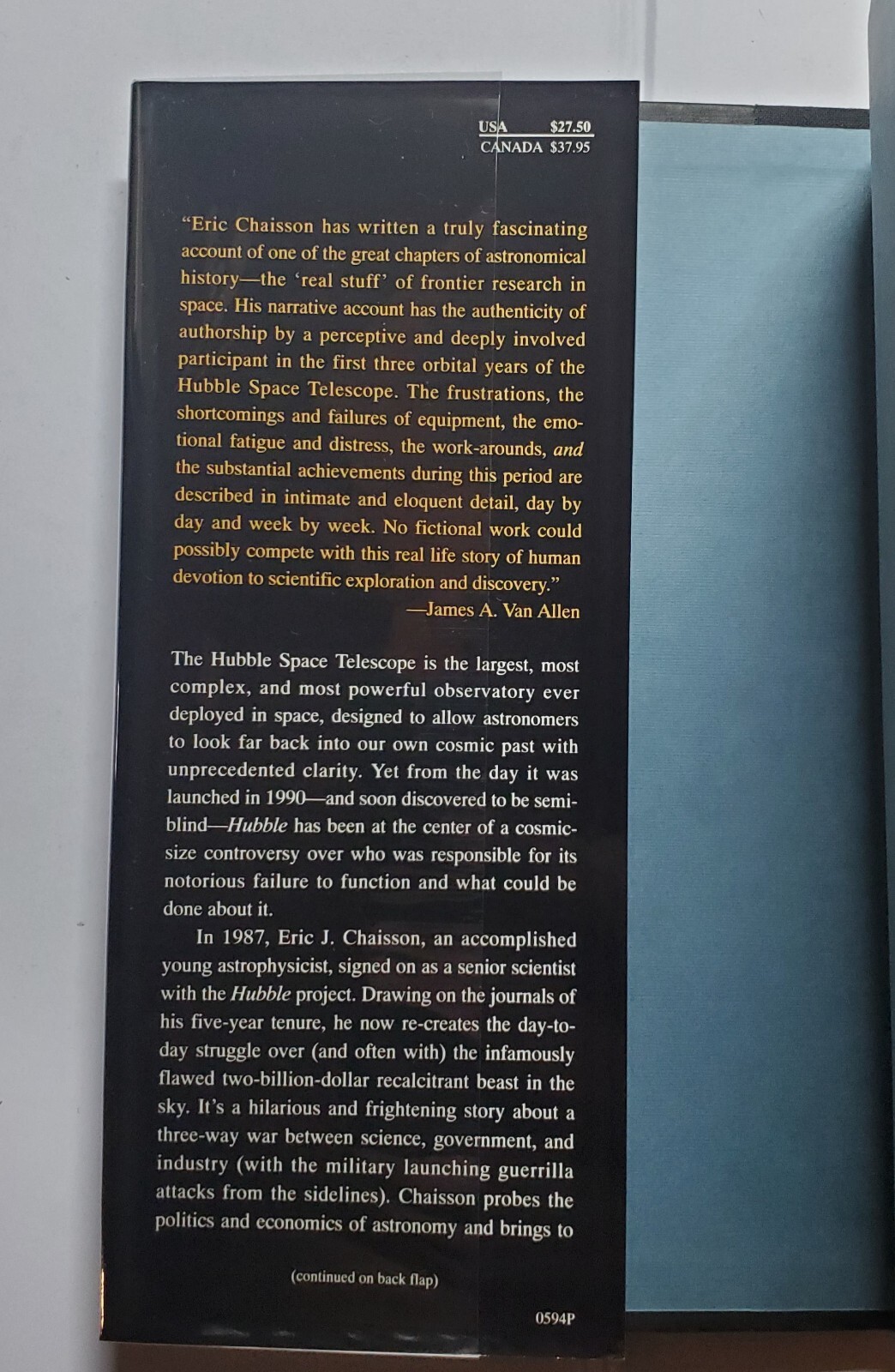 The Hubble Wars – Astrophysics Meets Astropolitics by Eric J. Chaisson (1994 HC)