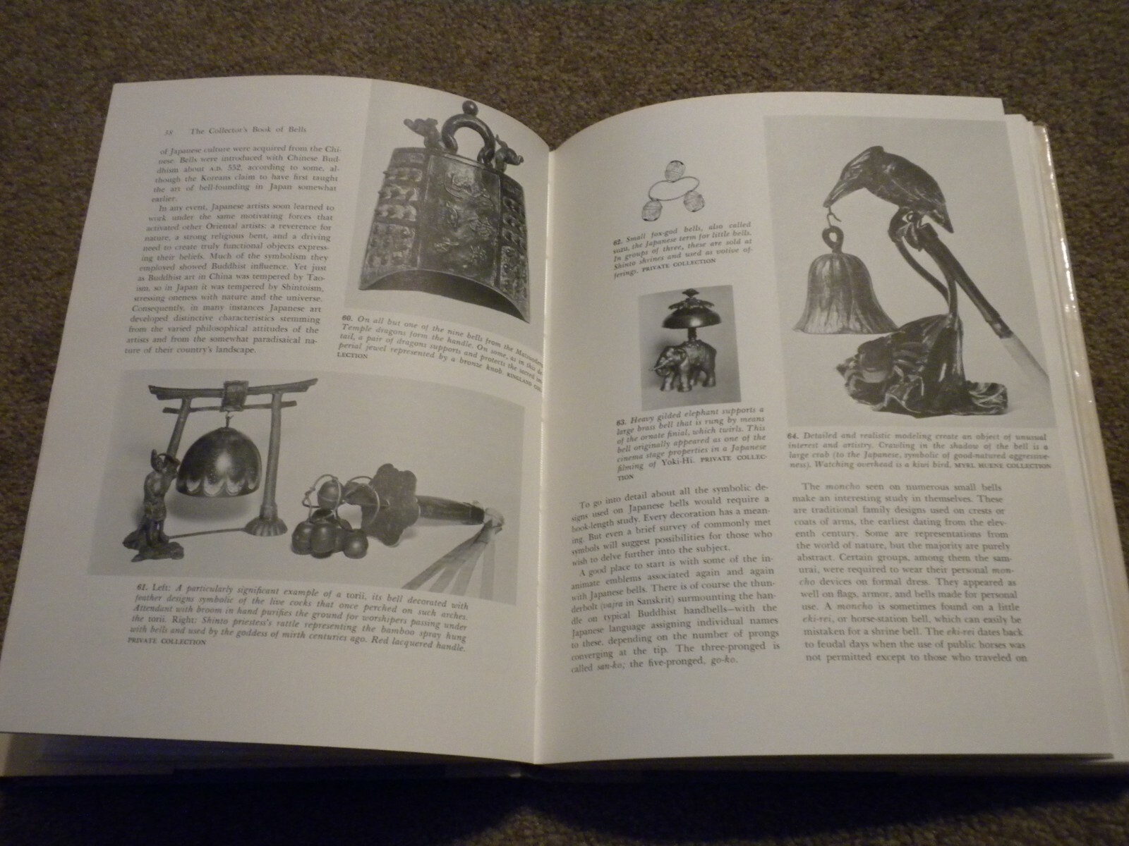 The Collector’s Book of Bells, L. Elsinore Springer, 243 Pages, HB 1st Edition