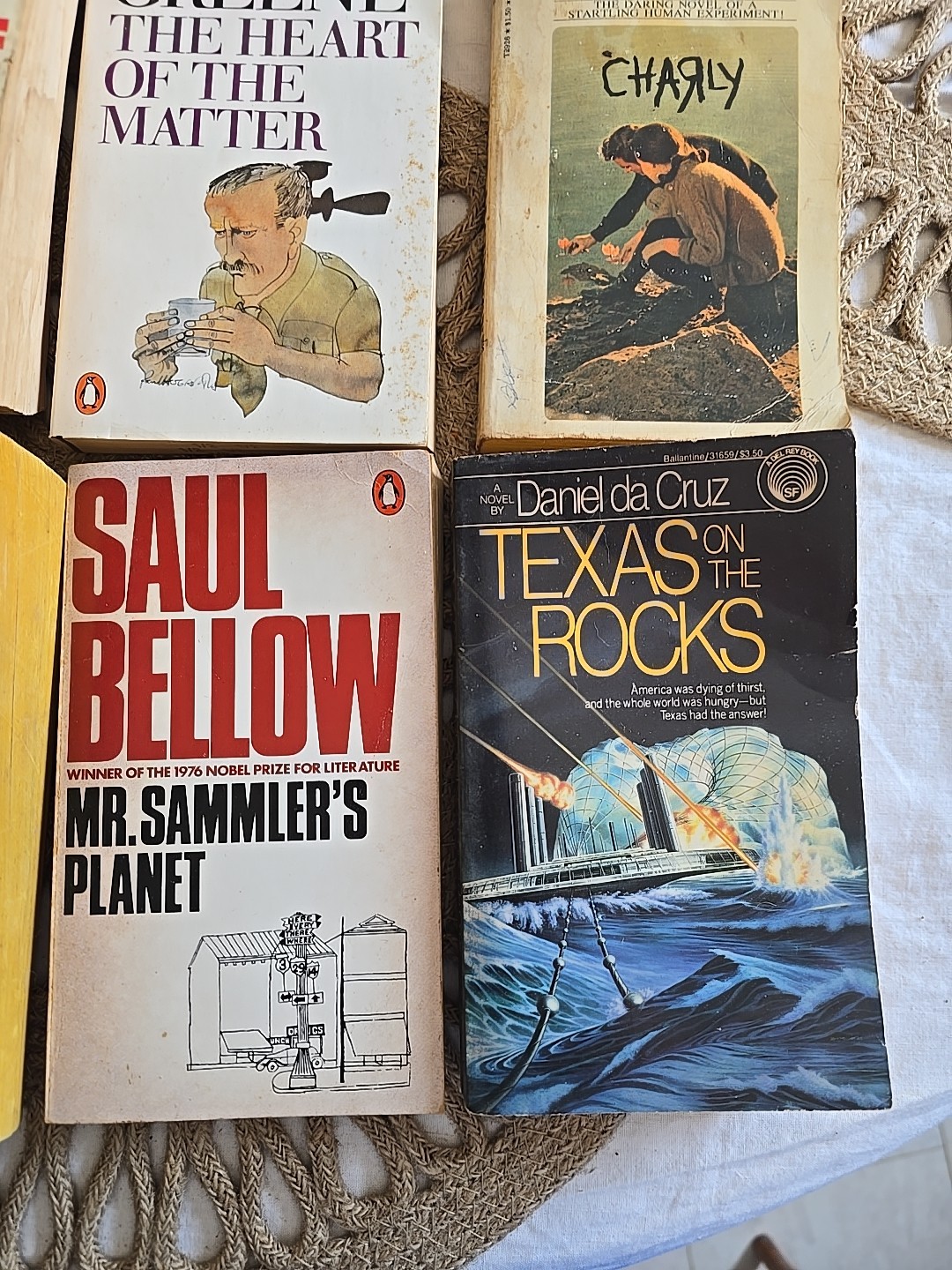 Lot of 6 Mixed Authors Literary Fiction Science Fiction Paperback Novel Books