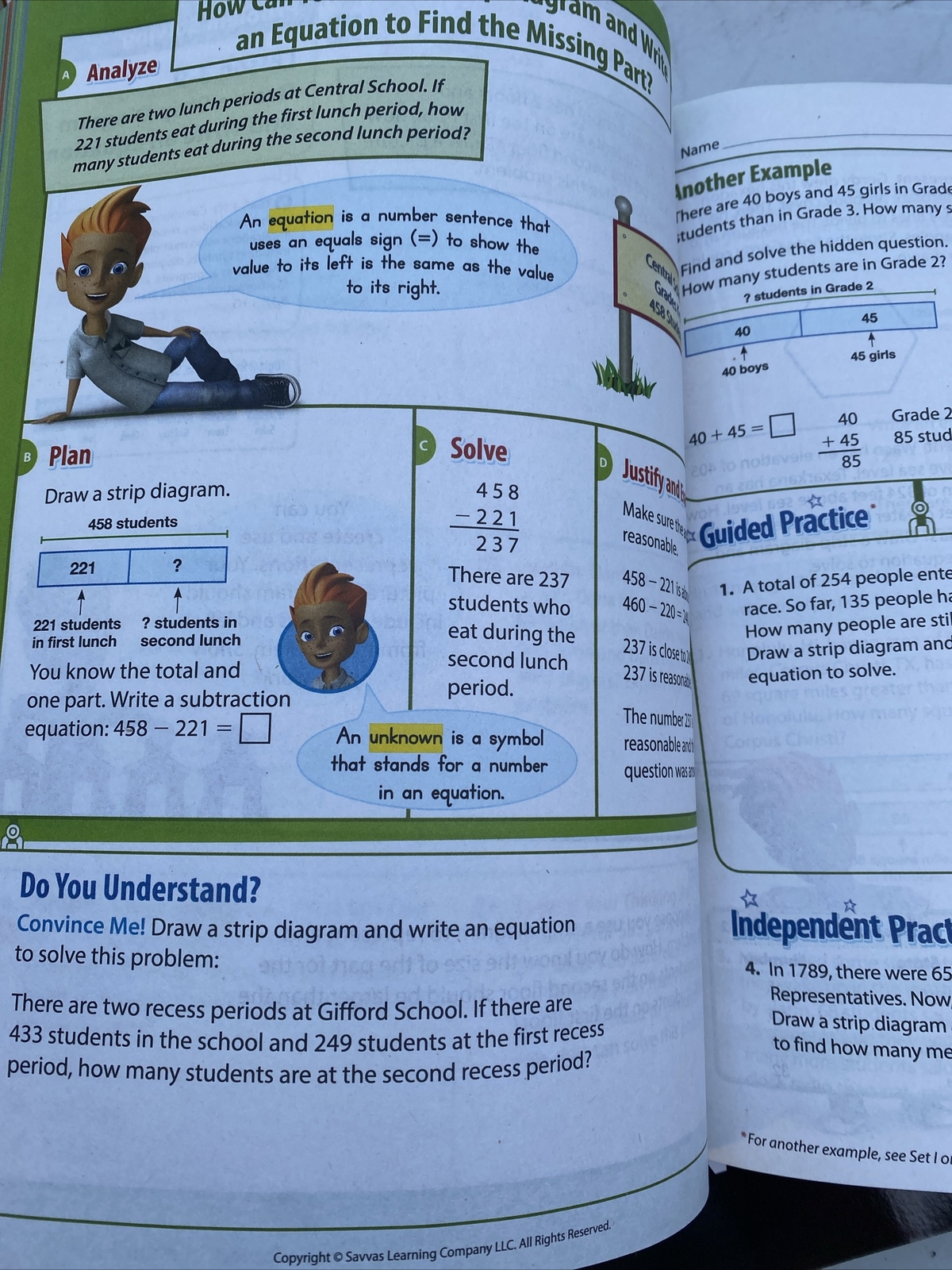 Envision Math 2.0 3rd Grade Volume 1and 2
