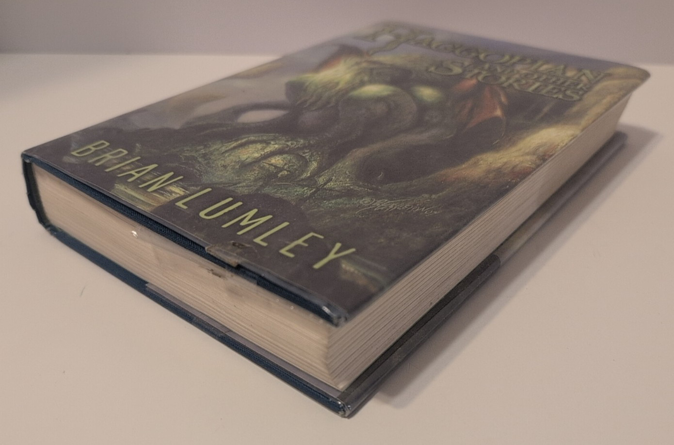 Haggopian and Other Stories HB/DJ 1st/1st SIGNED by Brian Lumley & Bob Eggleton