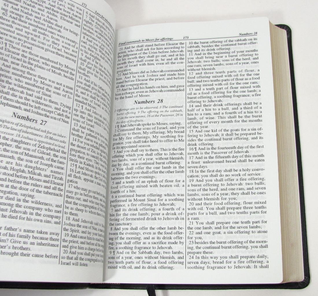Holy Bible KJ3 Literal Translation Genuine Leather First Memorial Edition Green