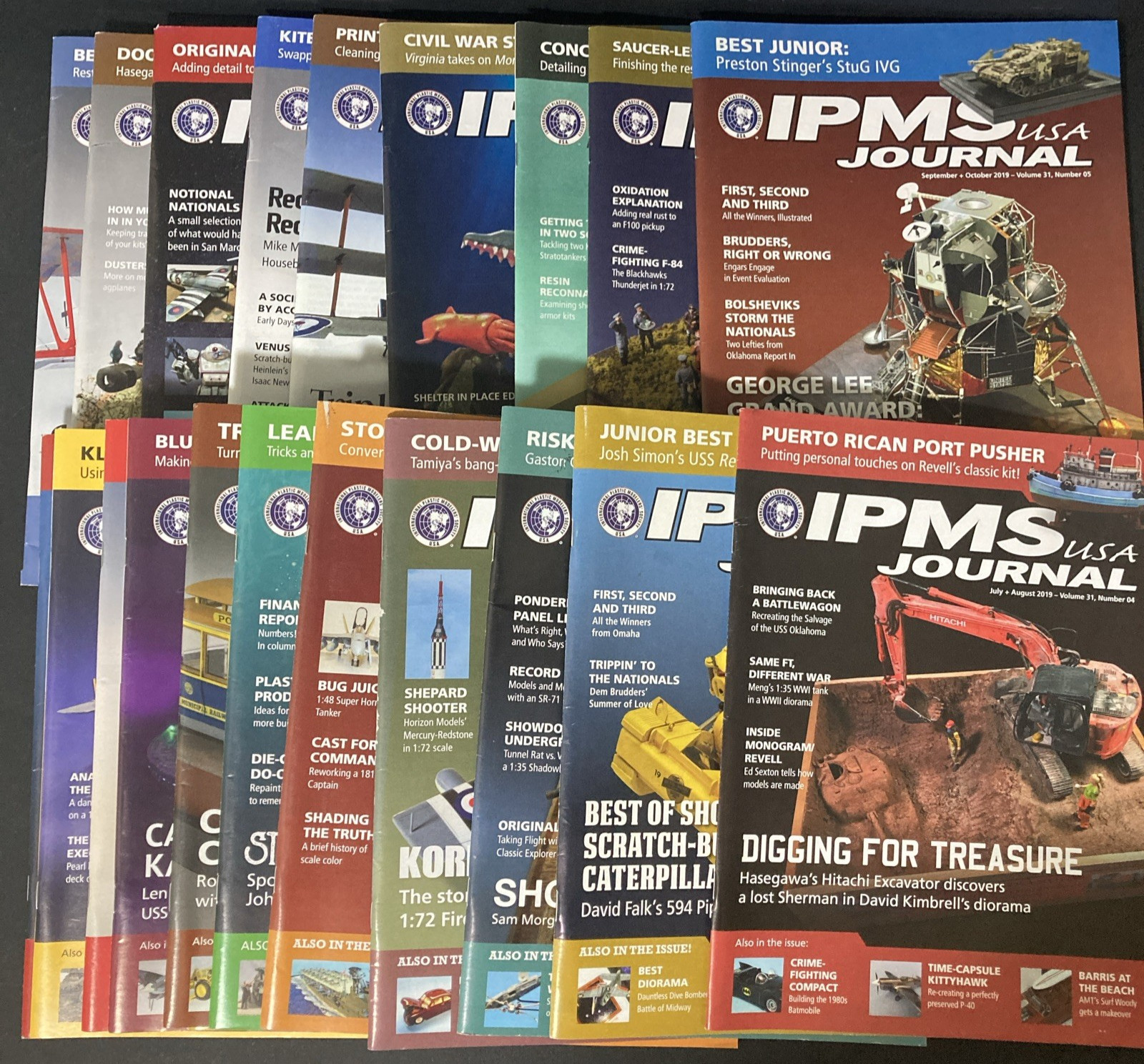 Lot Of 21 Issues | IPMS USA Journal | 2017 – 2021