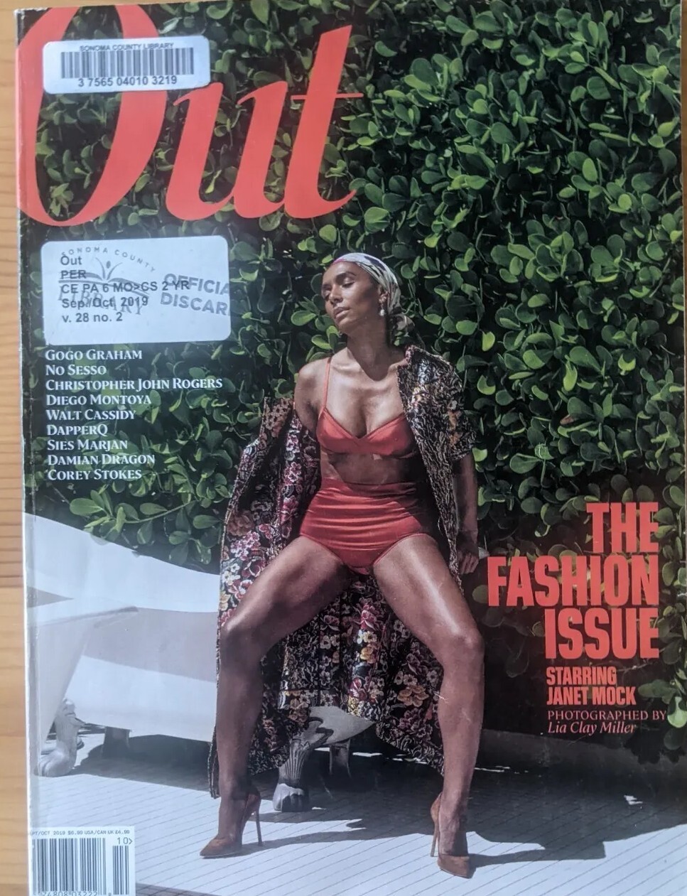 Three 2019-2020 Out Magazines Tina Fey Mike Ruiz Chella Man Janet Mock