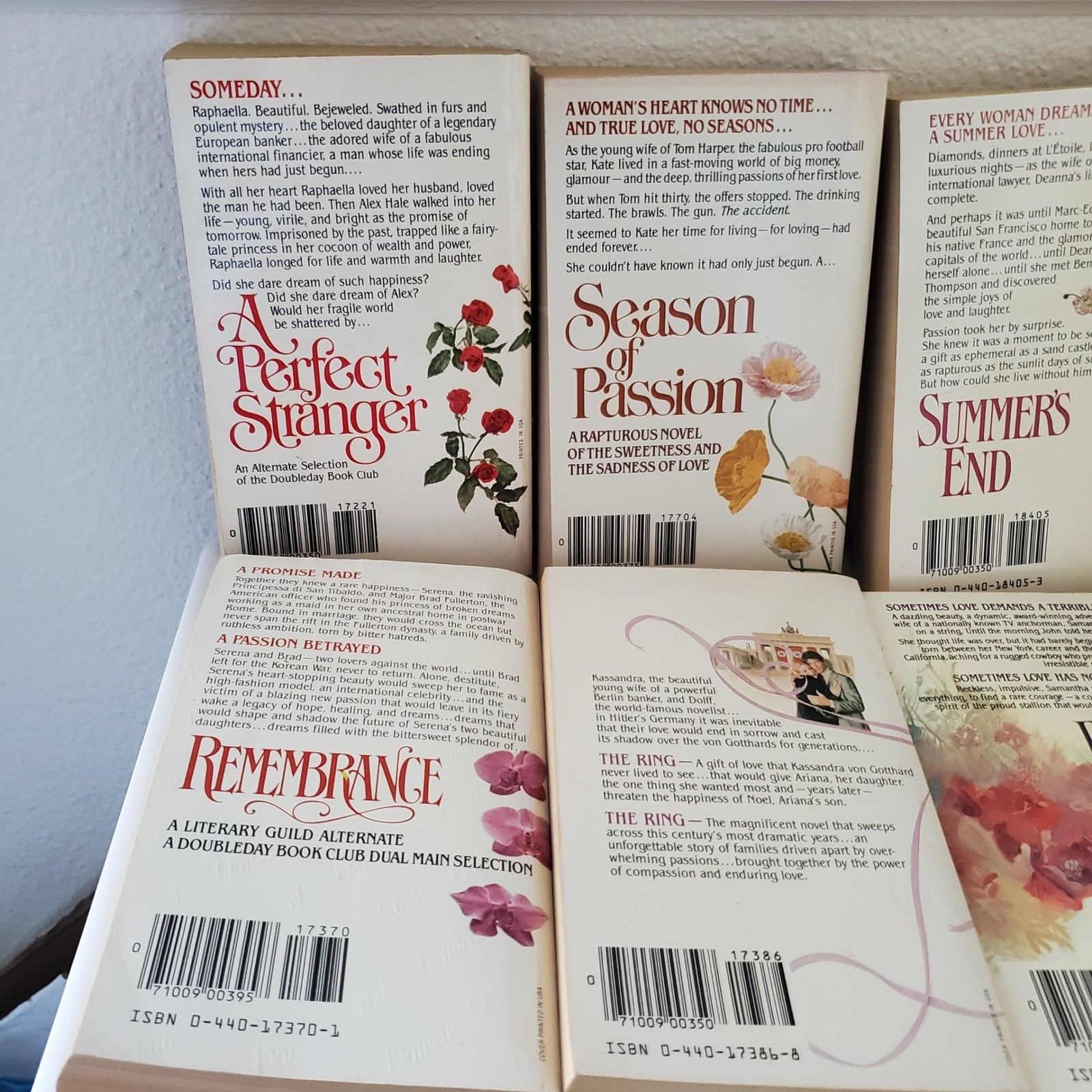 Danielle Steel Vintage Paperback Book Lot of 12 Romance Novels Dell Pocket Books