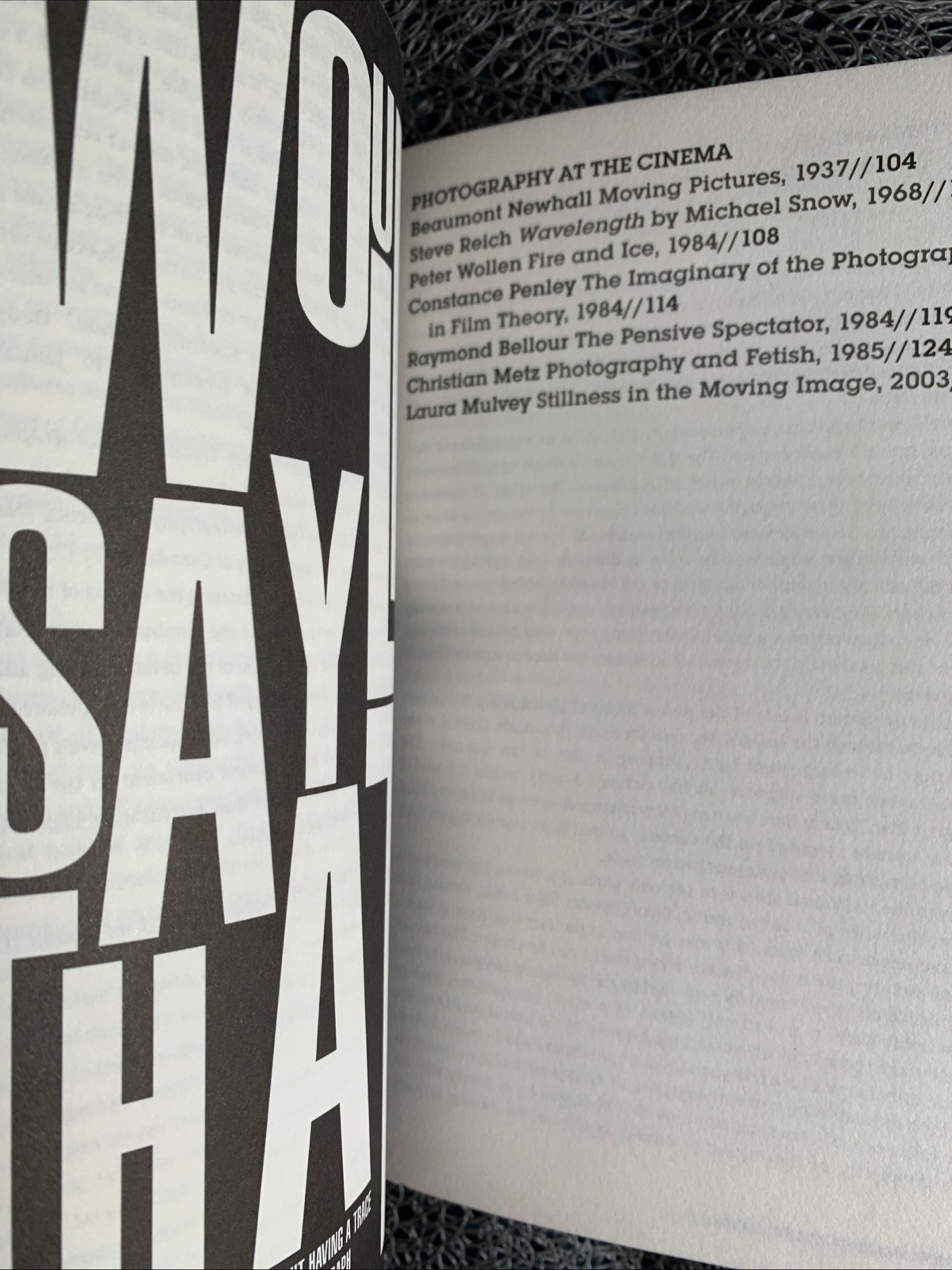The Cinematic : (Documents of Contemporary Art) : David Campany, Editor : VGC