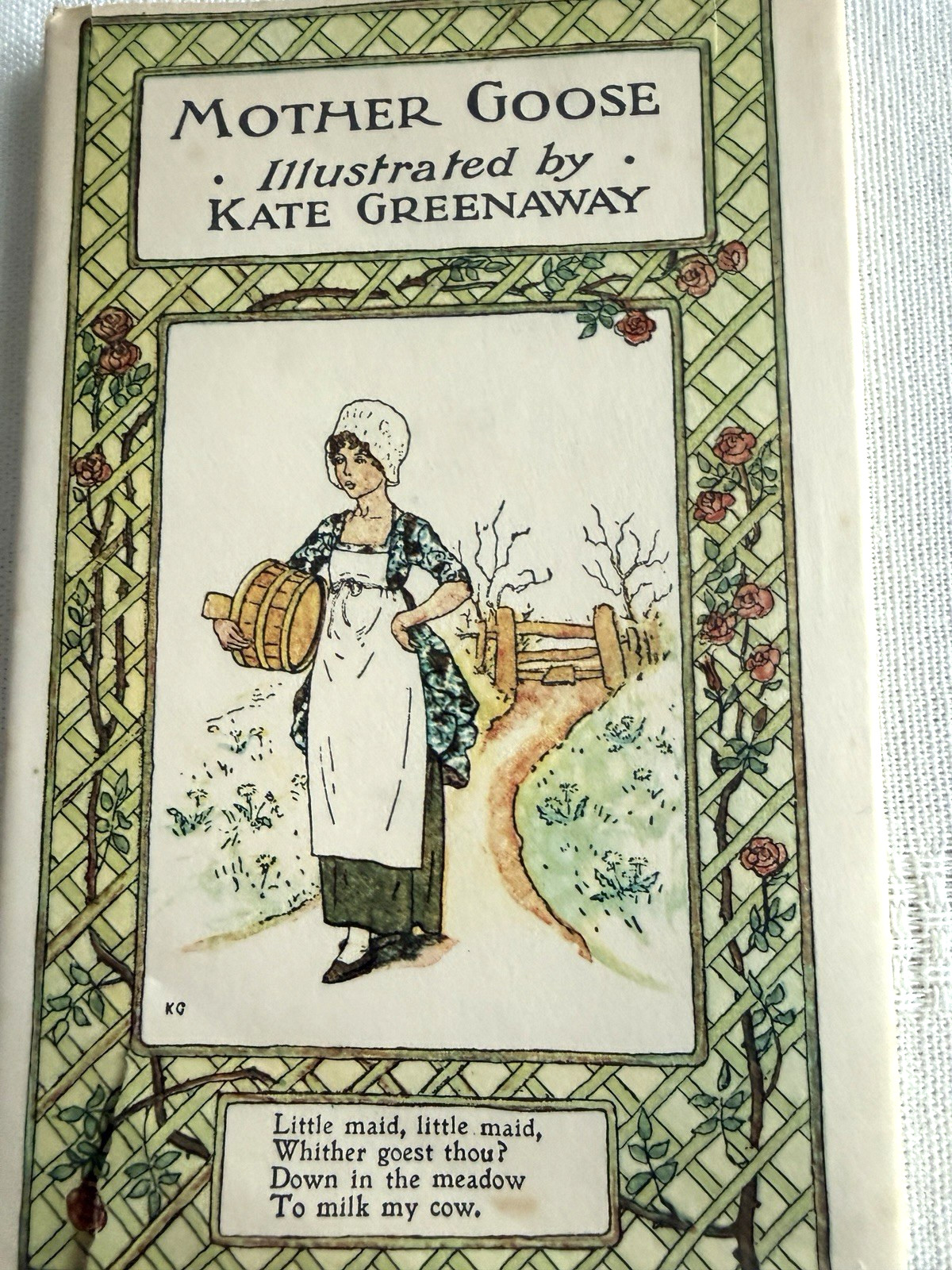 vintage MOTHER GOOSE Illustrated by KATE GREENAWAY, Published in Great Britain