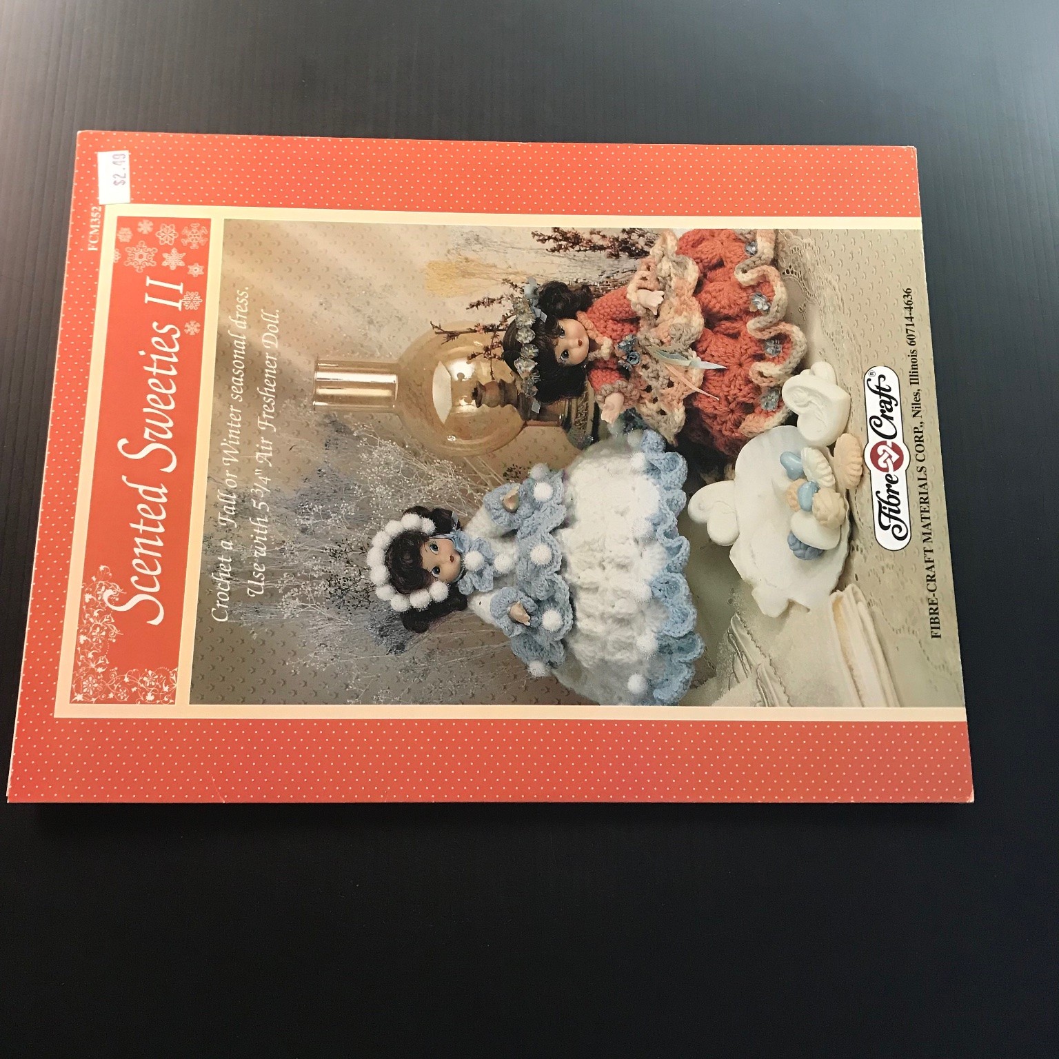 Scented Sweeties II Crochet Pattern Book Air Freshener Doll 1993 FCM352