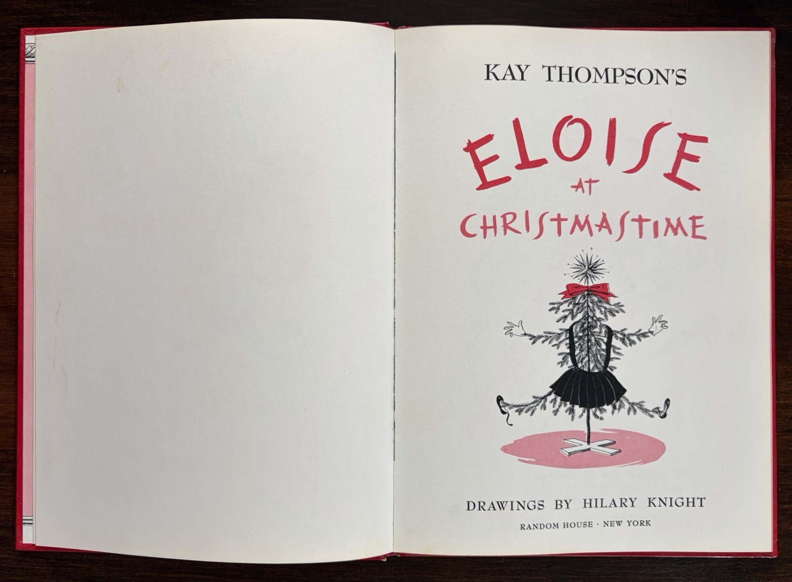 Eloise At Christmas Time By Kay Thompson, Vintage 1958 1st Edition Hardcover