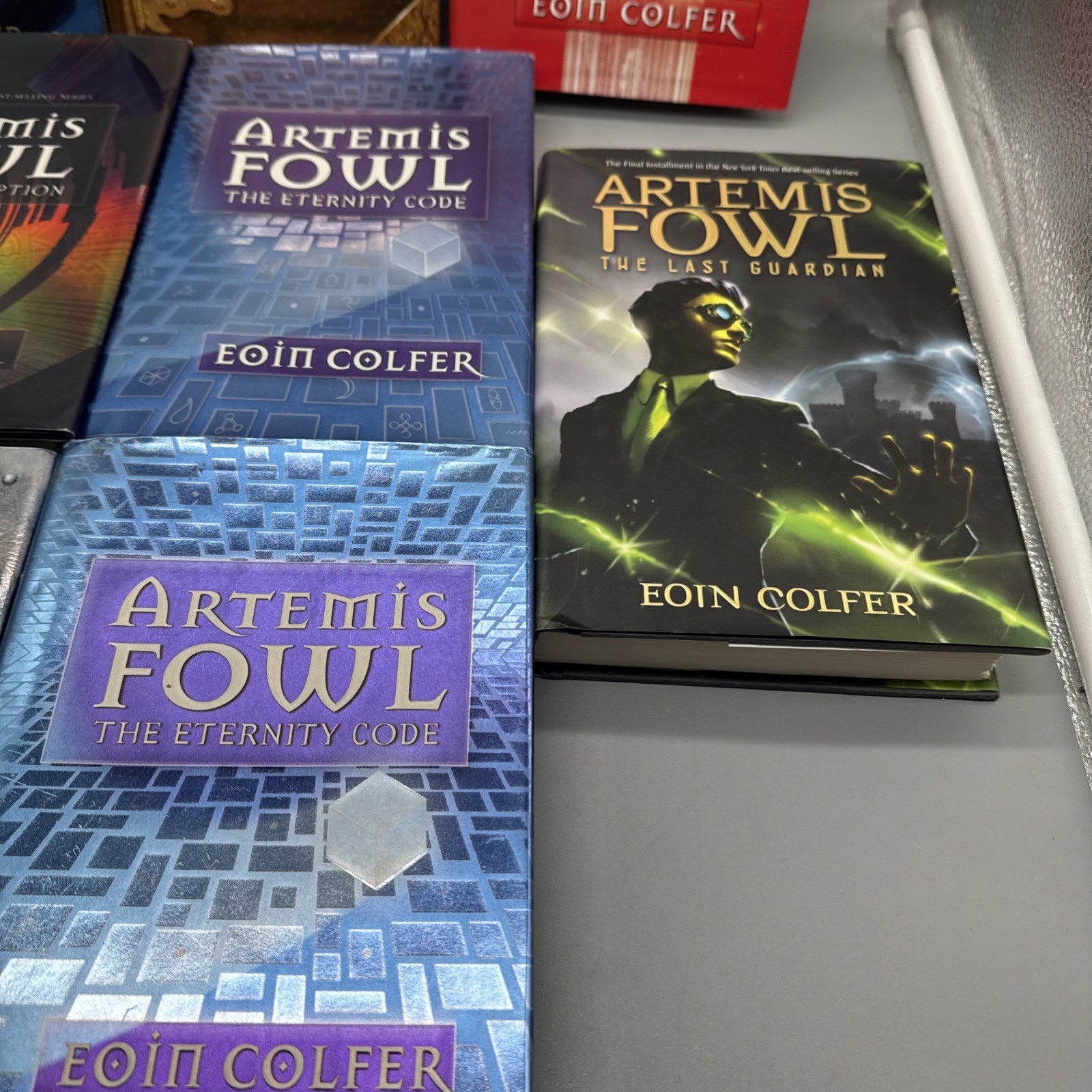 Artemis Fowl Mixed HC Book Lot Of 8 Hard Cover Eoin Colfer Duplicate