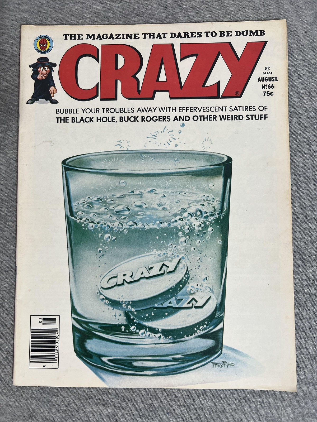 Vintage Crazy Magazine Lot 4 Marvel Satire Issues Star Wars Space Arcade 1980s