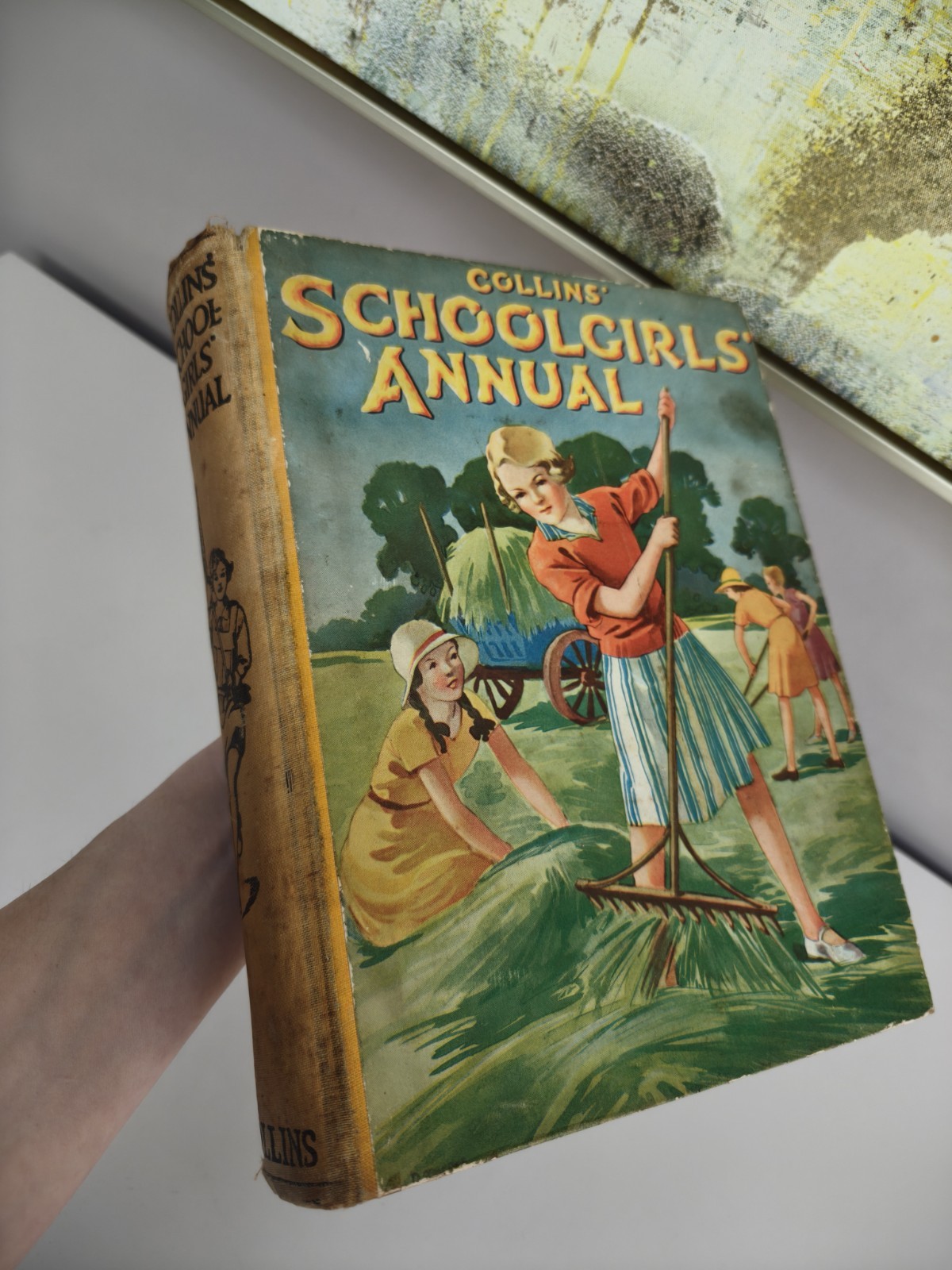 Vintage Collins’ Schoolgirls Annual 1930s Hardback Gt Britain 264 Pages Heavy