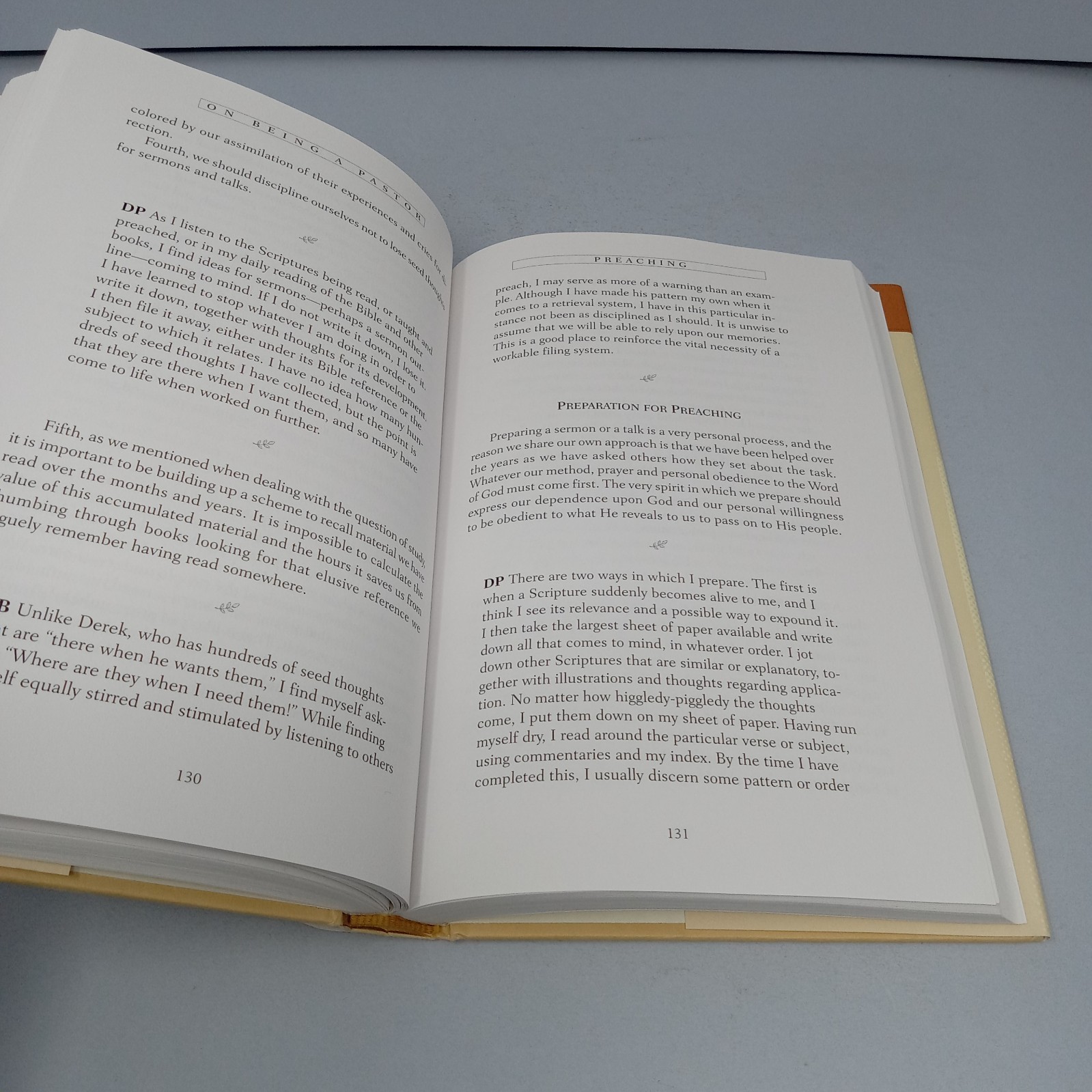 On Being a Pastor 2004 Moody Publishers Hardcover by Alistair Begg & Derek Prime