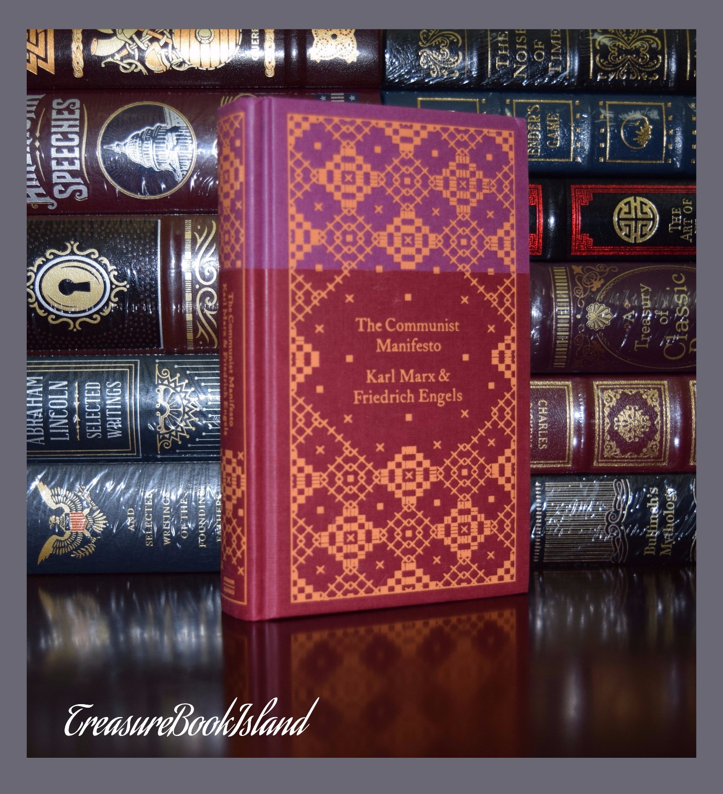 Communist Manifesto by Karl Marx New Ribbon Marker Hardcover Deluxe