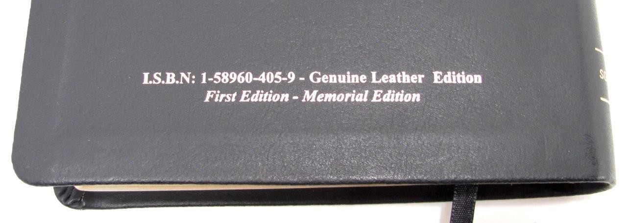 Holy Bible KJ3 Literal Translation Genuine Leather First Memorial Edition Green