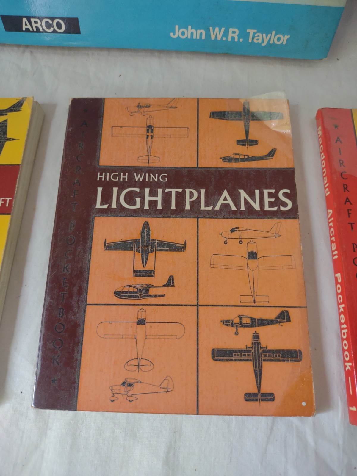 Lot Of 4 Identification Books Bombers Lightpkanes Fighters Aircraft Seventy Book