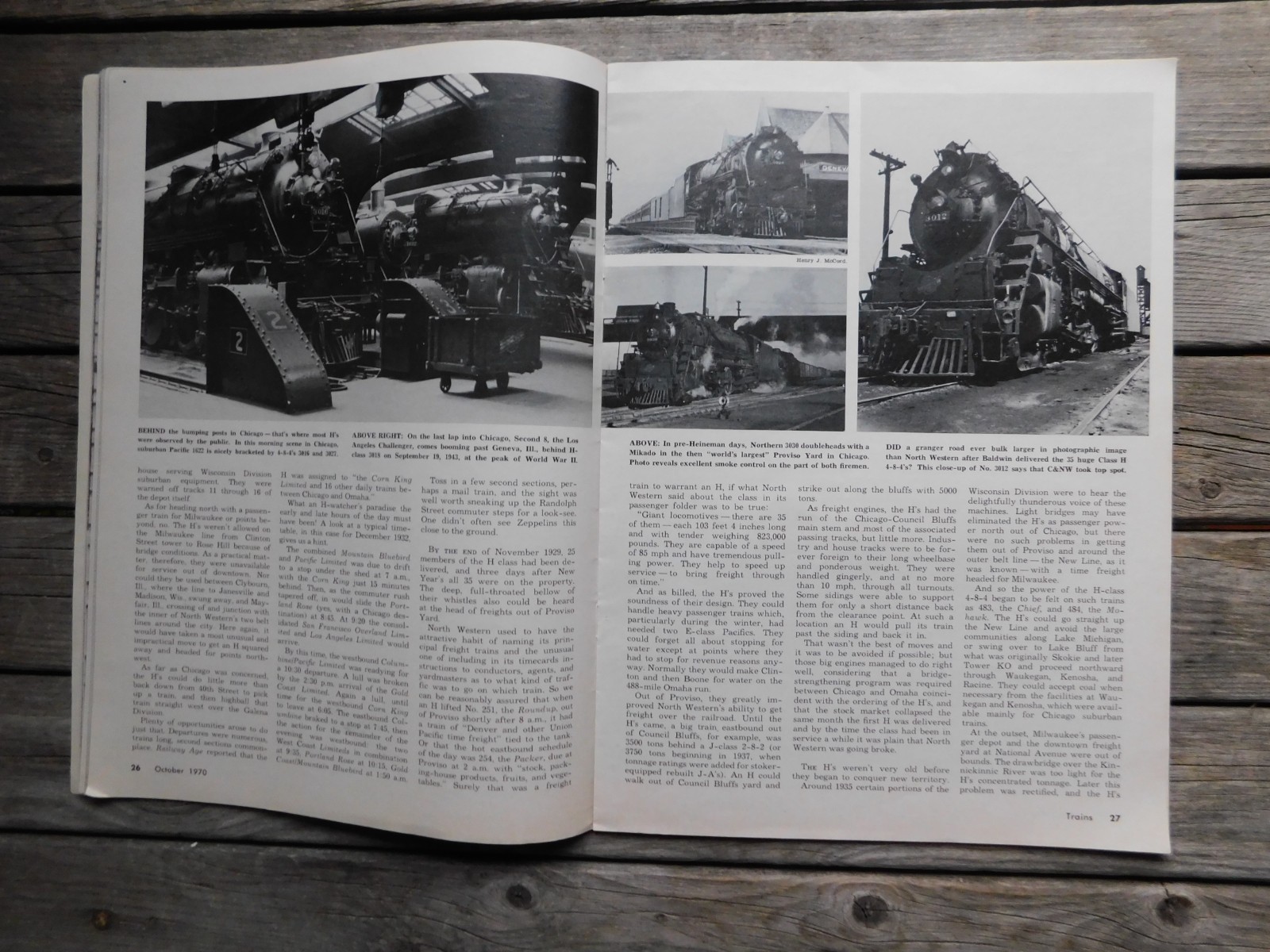 1970 ‘Trains Magazine’ Hiawatha, Thule, Zeppelins, NYC, Flagler 58 Pages EVC!