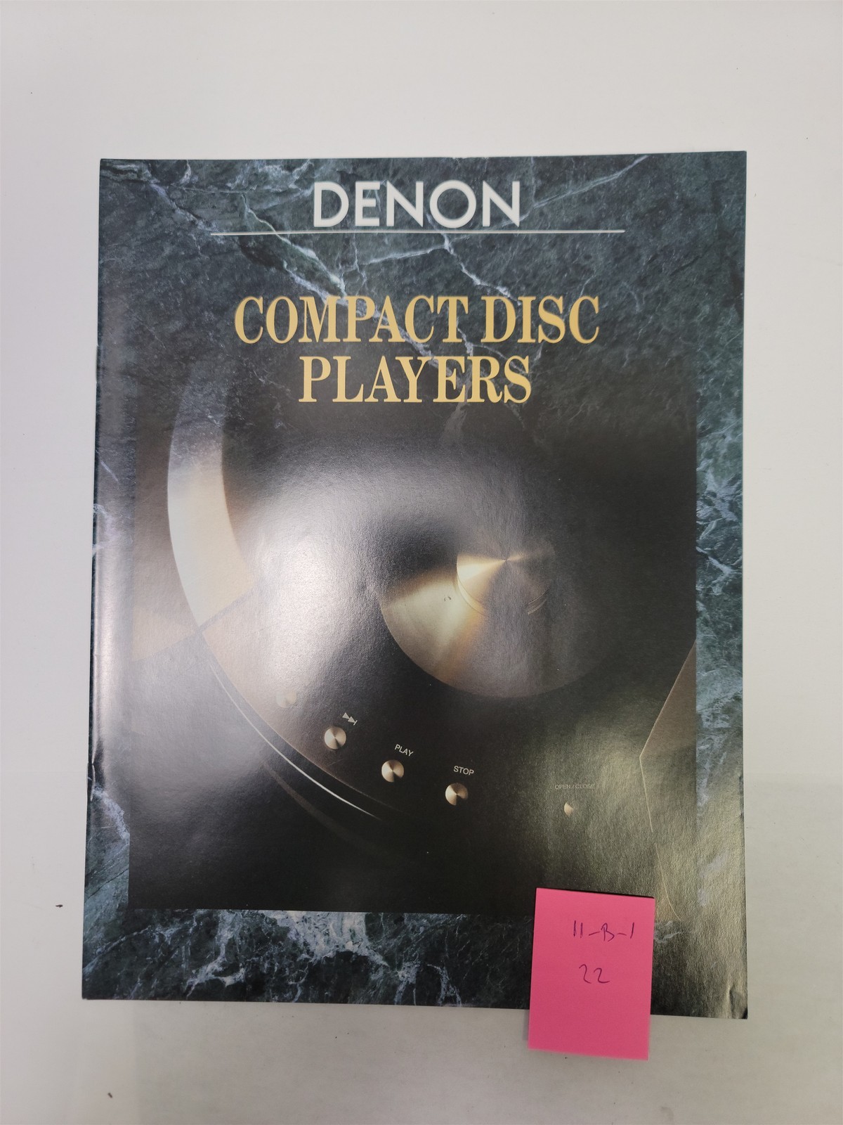 1990’s Denon Compact Disc CD Players Model Line-Up Series Brochure