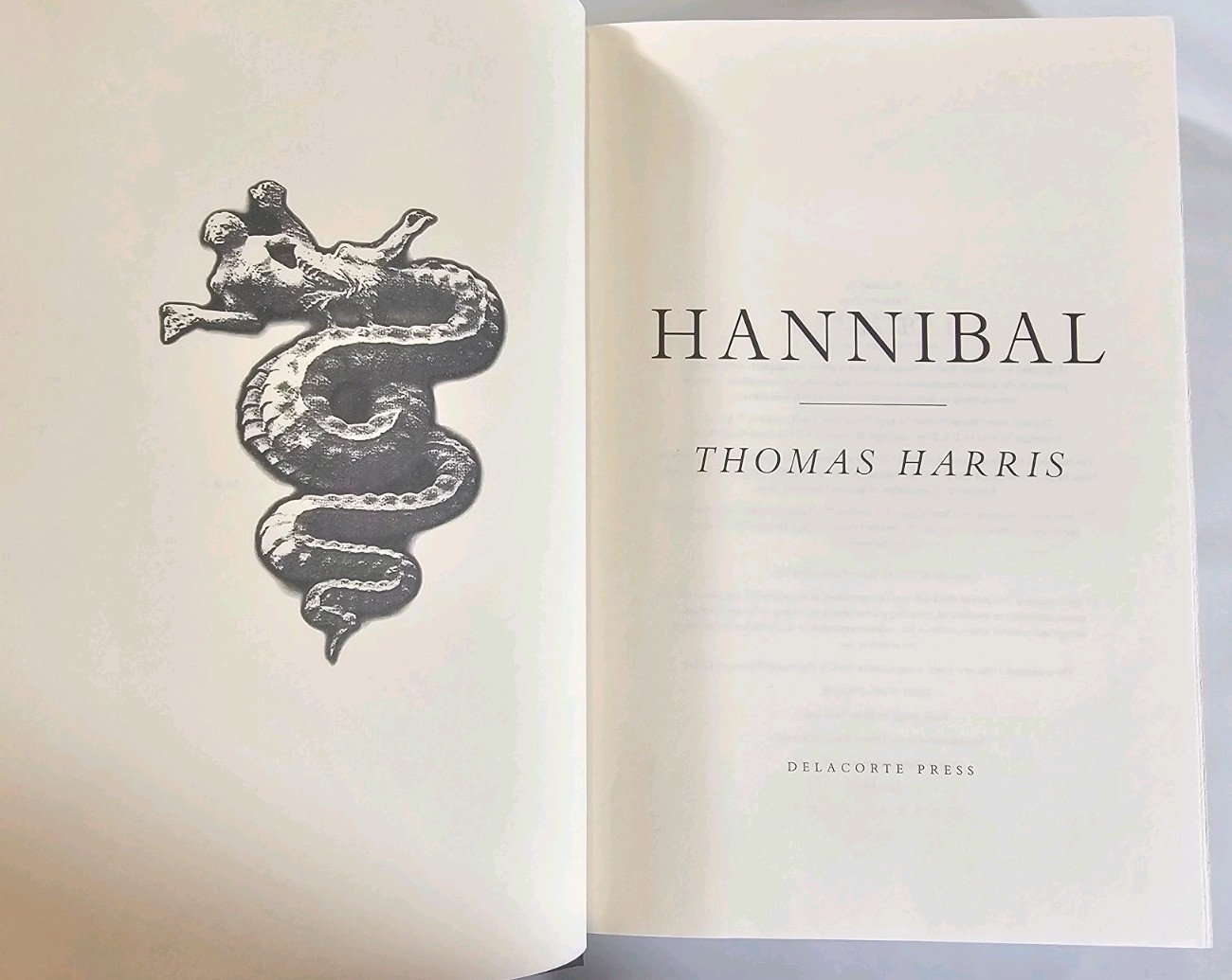 Hannibal by Thomas Harris (1999 Hardcover) 1st Edition First Printing HC/DJ VG+