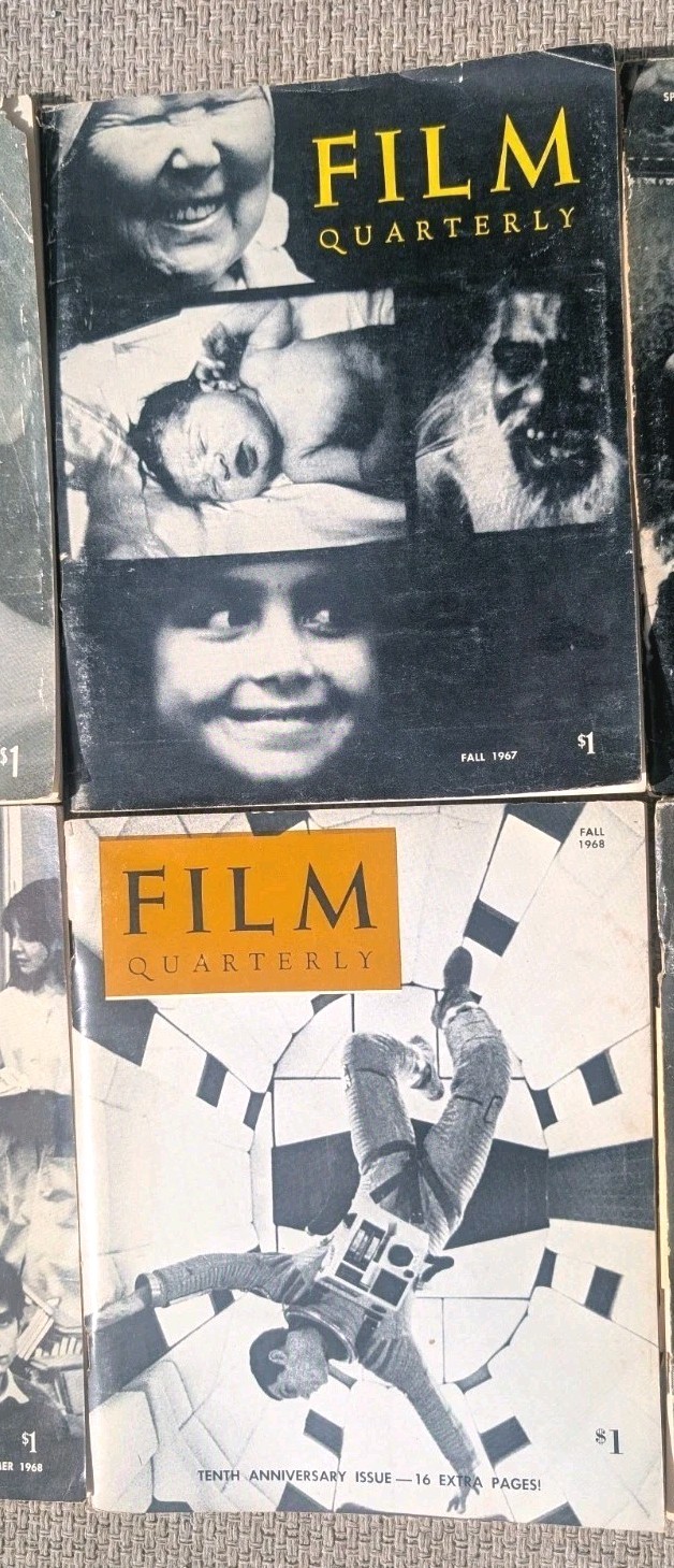 6 Issues Film Quarterly Magazine 1967 1968 1969
