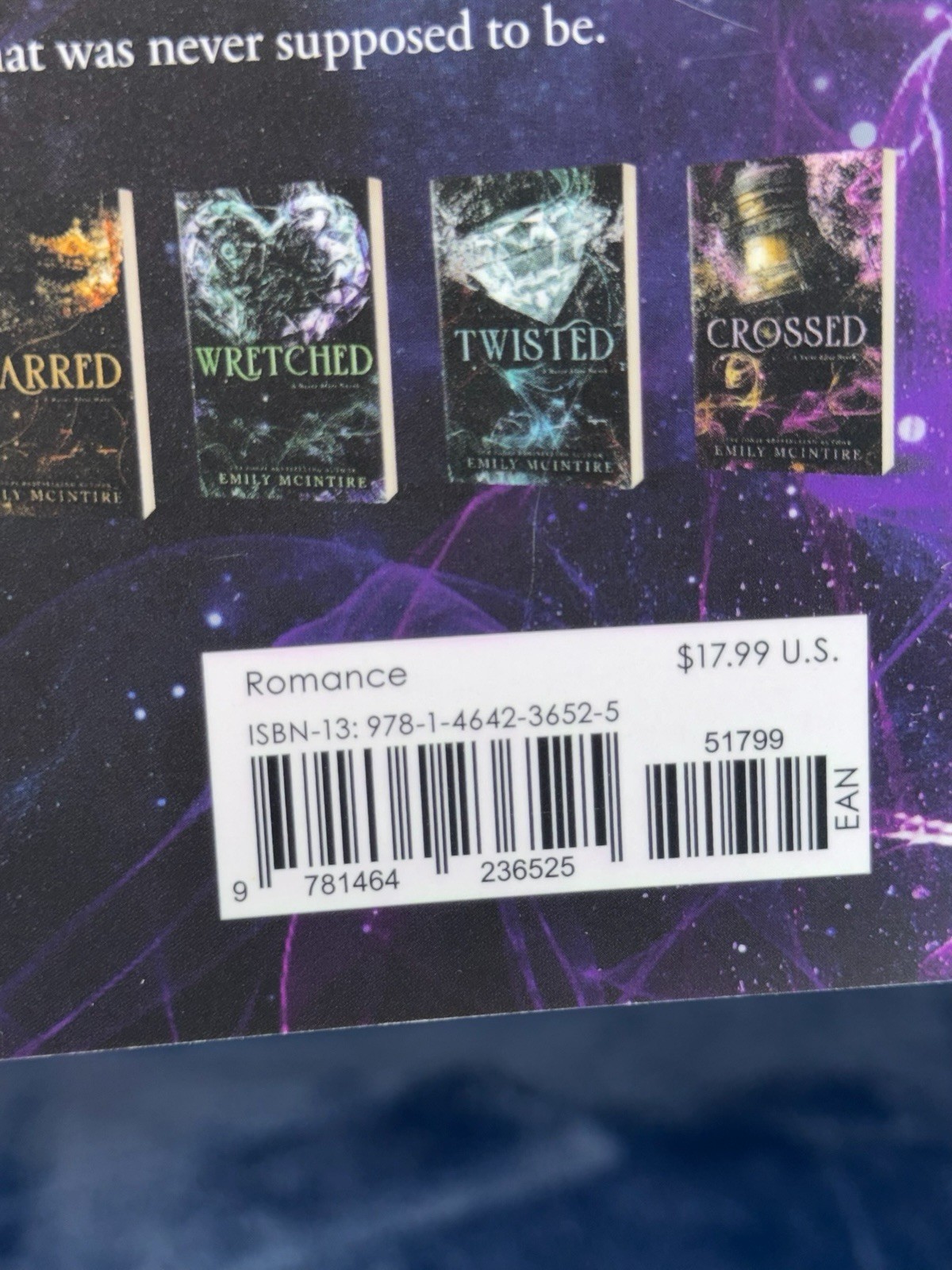 Emily McIntire Hexed Never After Series Barnes & Noble Exclusive Edition PB 2024