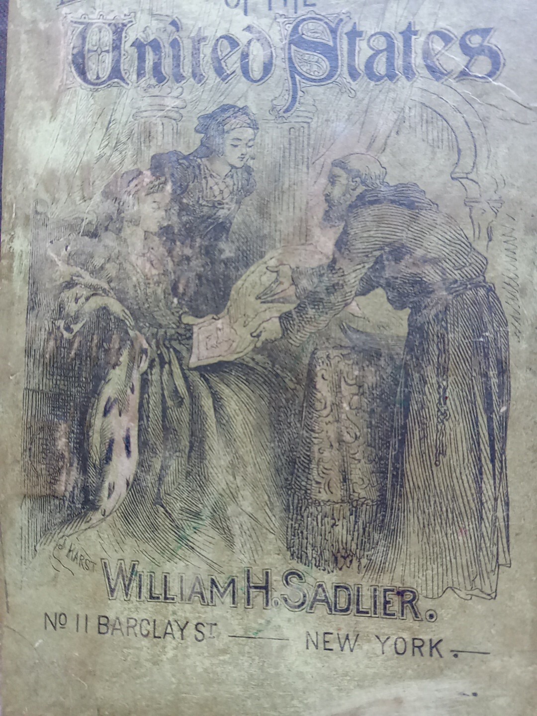 SADLIER’S ELEMENTARY HISTORY OF THE UNITED STATES 138 Pages 1ST. ED. 1877