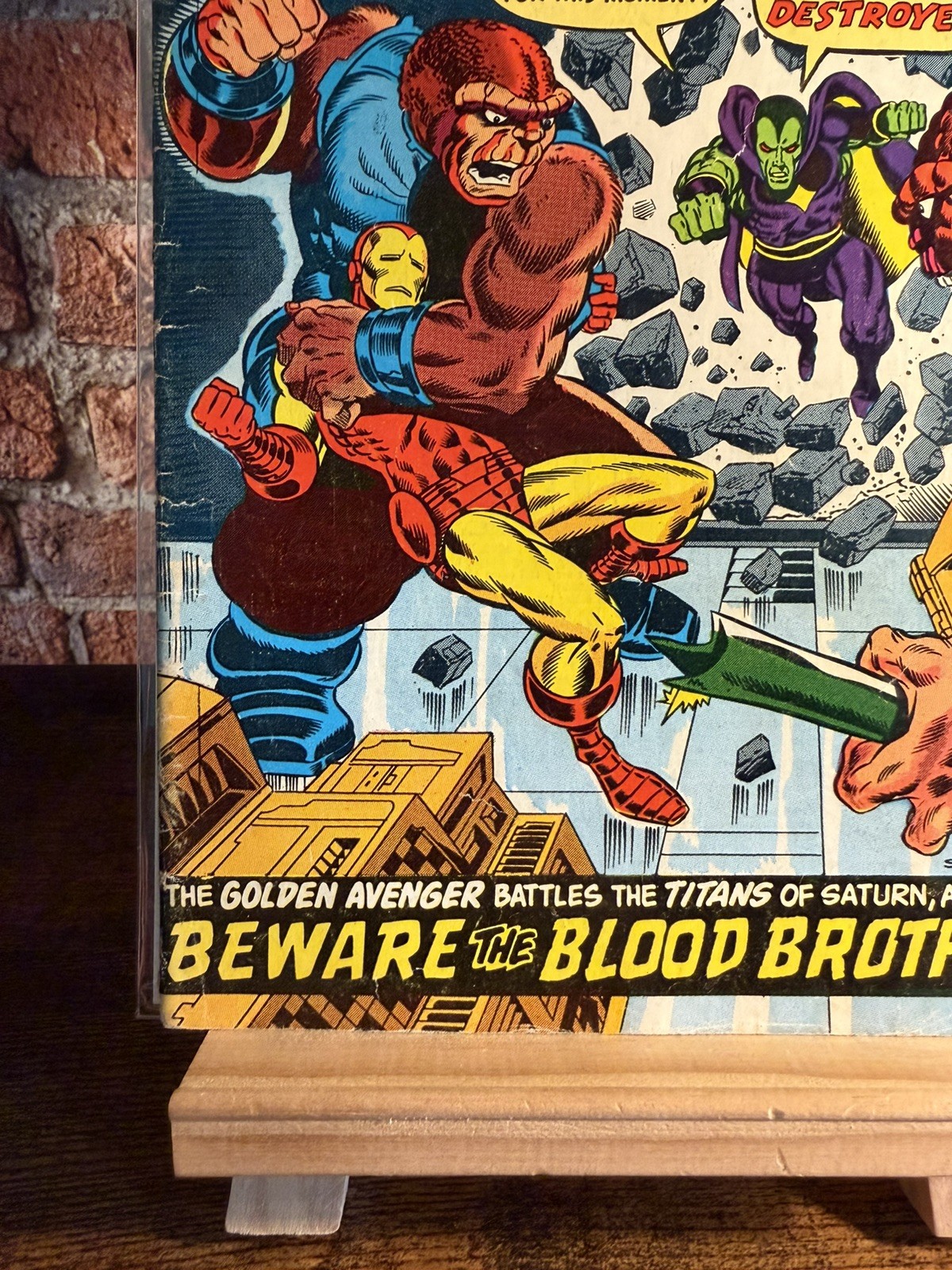 Incredible Iron Man #55 (1973) 1st App Of Thanos & Drax Major Key Marvel Comics