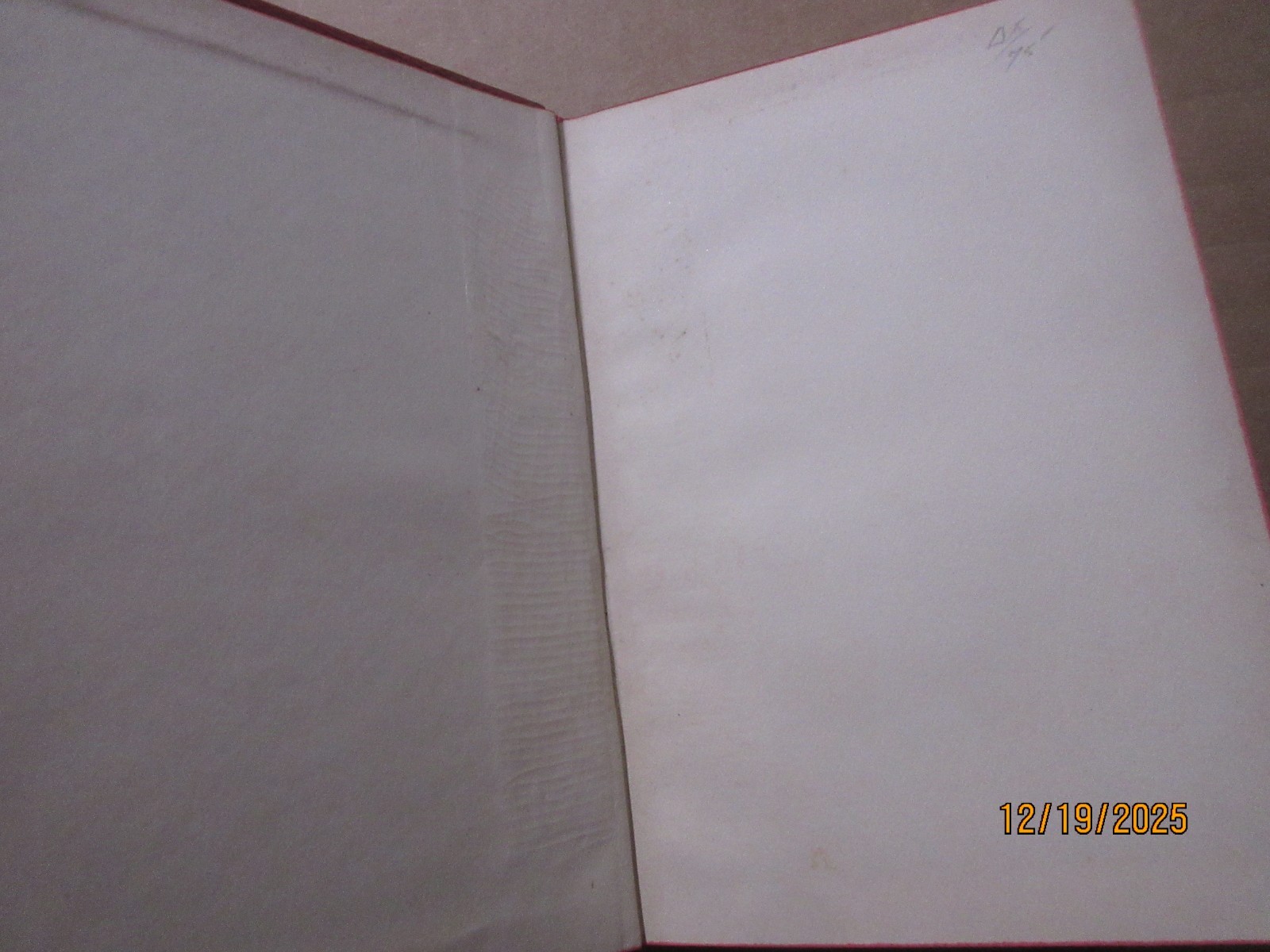 Antique Red Leather Cover w/ Gold Gilt Pages Book Henry Drummond’s Addresses
