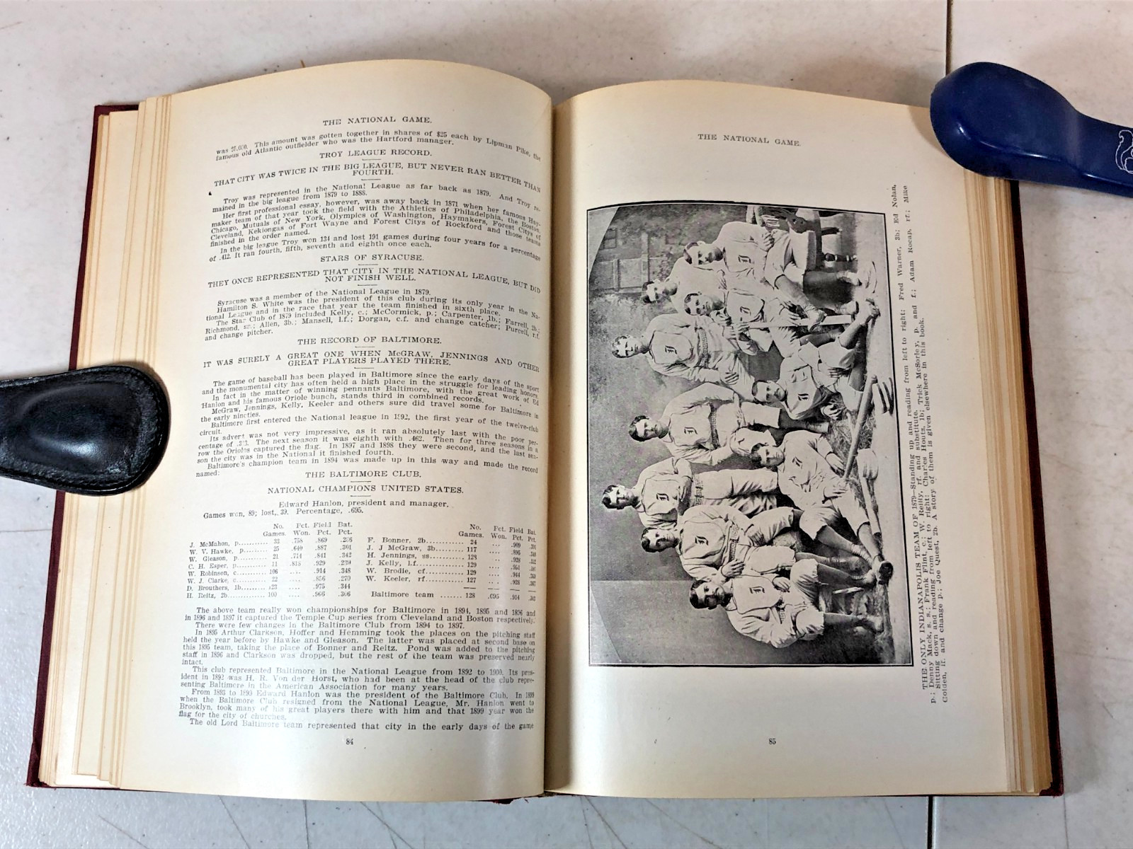 The National Game by Alfred Spink, 1910, E-57