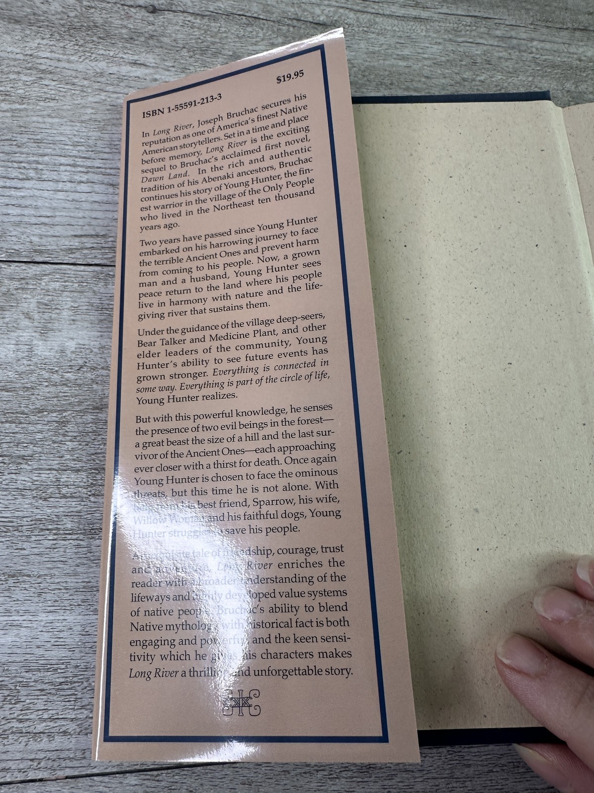 Long River by Joseph Bruchac – Hardcover w/ Dust Jacket, Fulcrum Publishing 1995