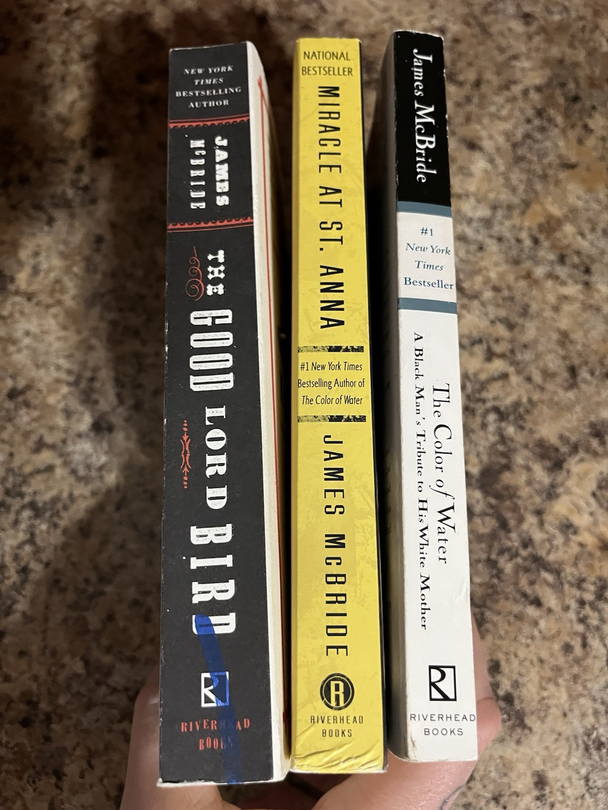 3 Book Lot James McBride Miracle At St Anna Good Lord Bird Paperback Color Water