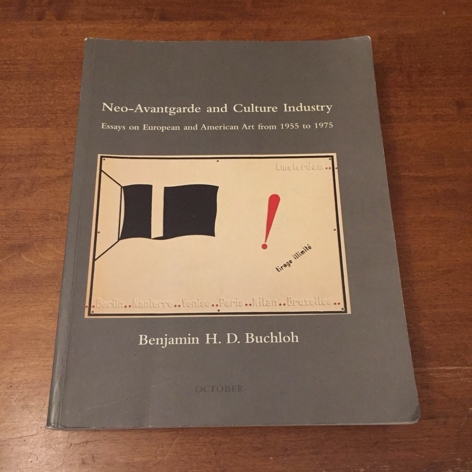 Neo-Avantgarde and Culture Industry Benjamin H.D. Buchloh 2003 MIT Press PB Good