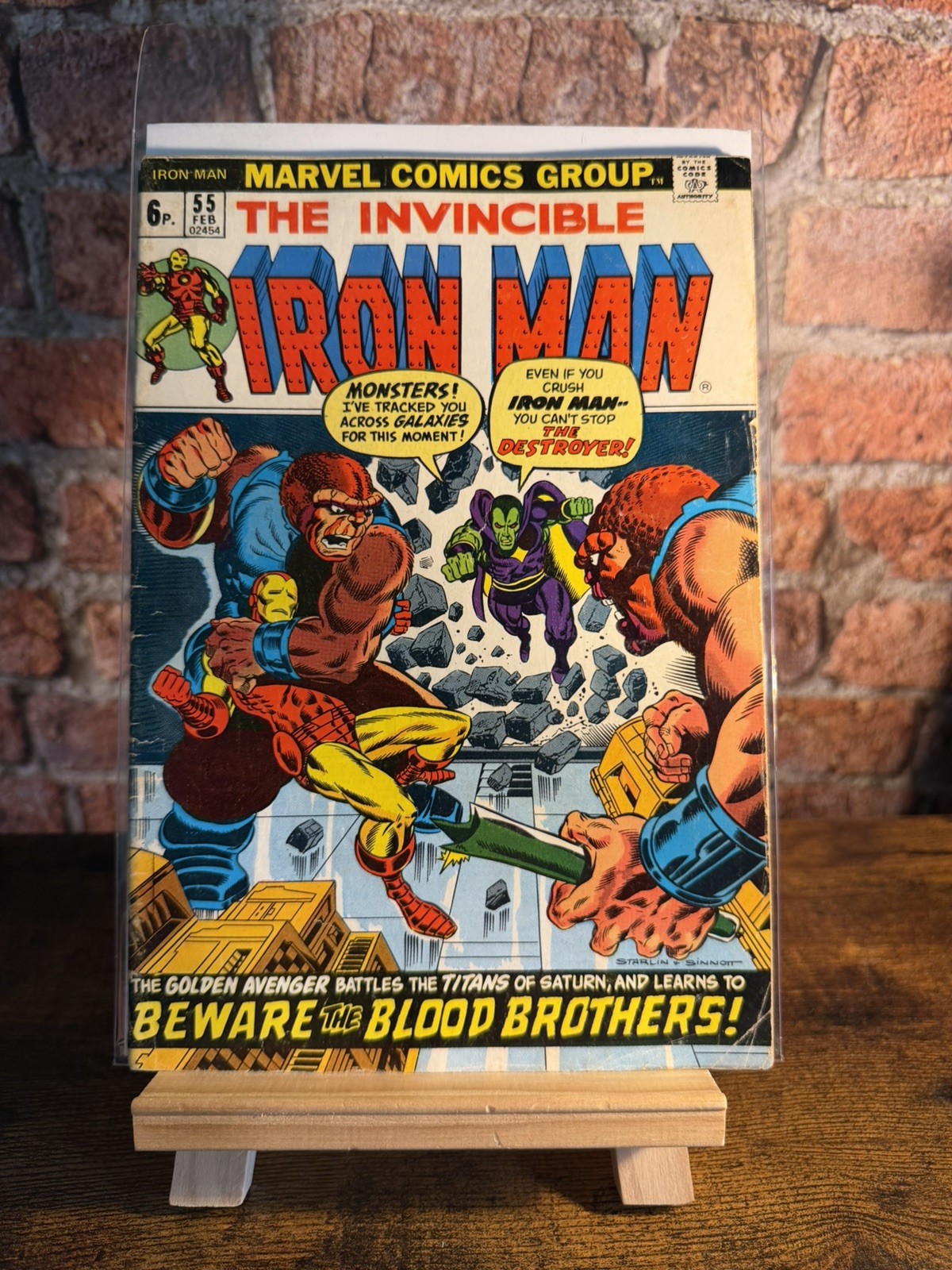 Incredible Iron Man #55 (1973) 1st App Of Thanos & Drax Major Key Marvel Comics