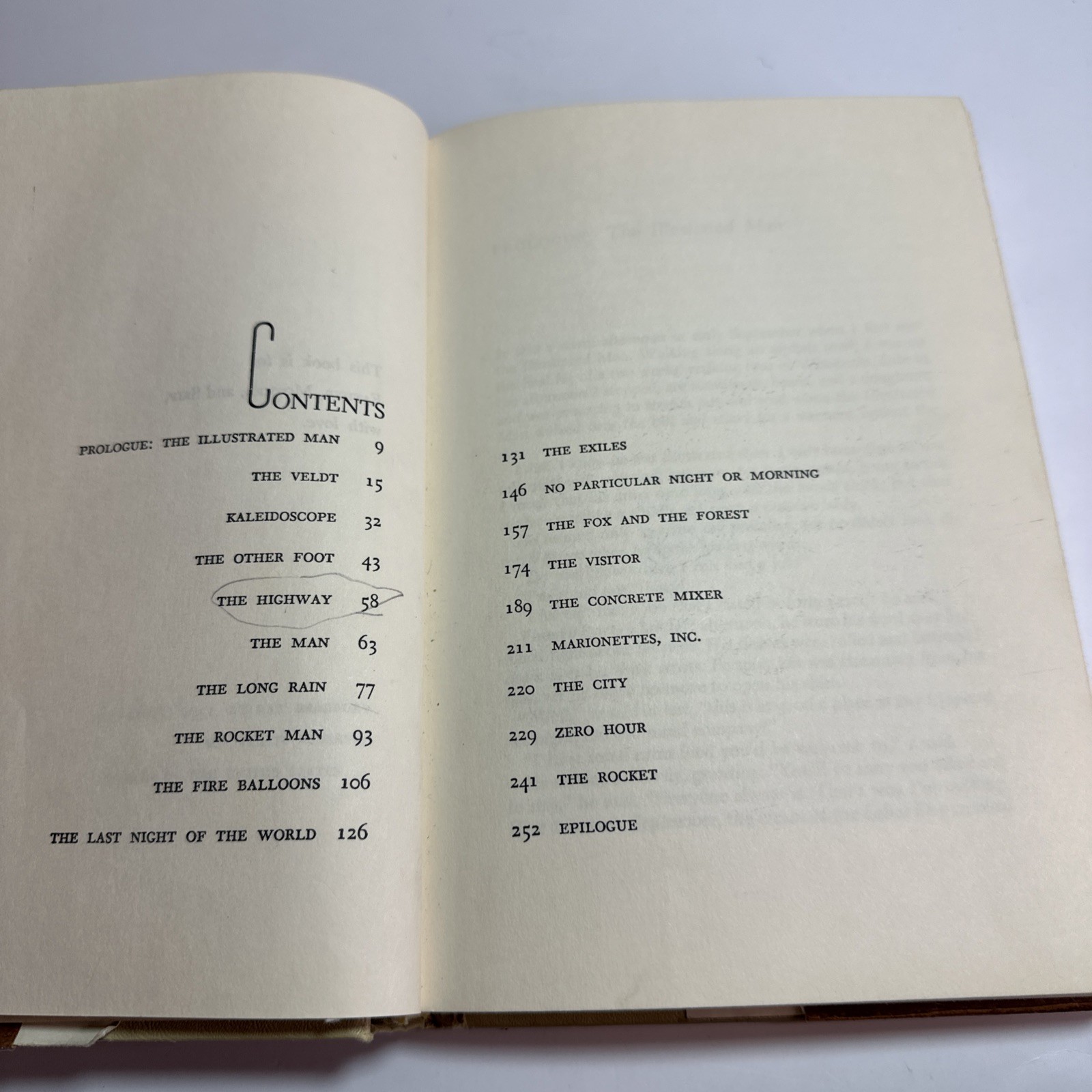 The Illustrated Man by Ray Bradbury Doubleday Hardback 5.95 c. 1960s-70s Ex-Lib