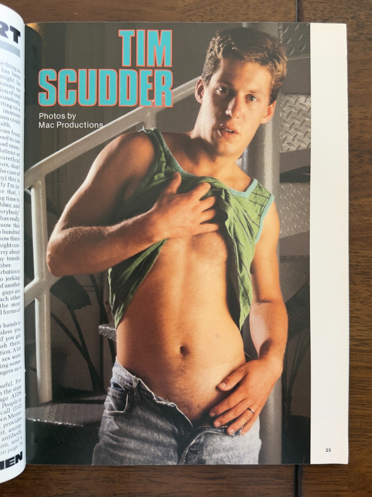 Advocate Men March 1989 Michael Martin, Nude Males Culture Gay Fiction, VG Cond