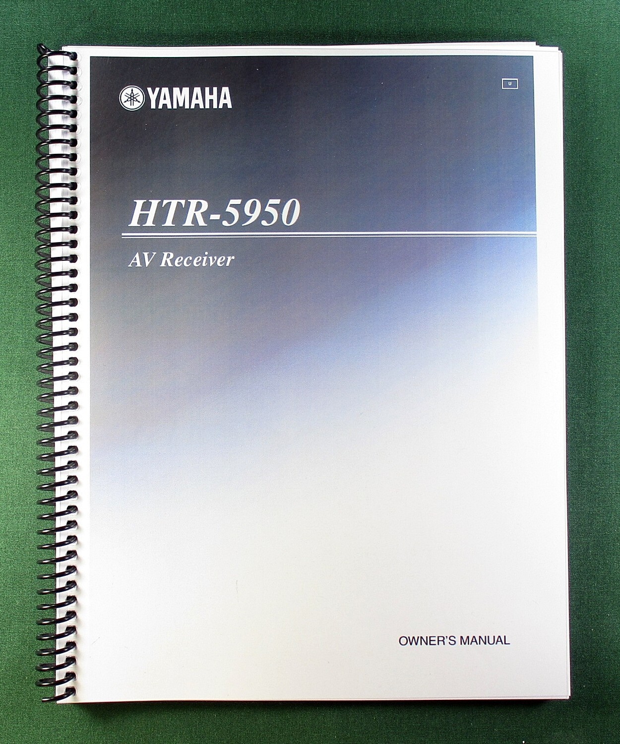 Yamaha HTR-5950 Instruction Manual: 116 Pages & Protective Covers!