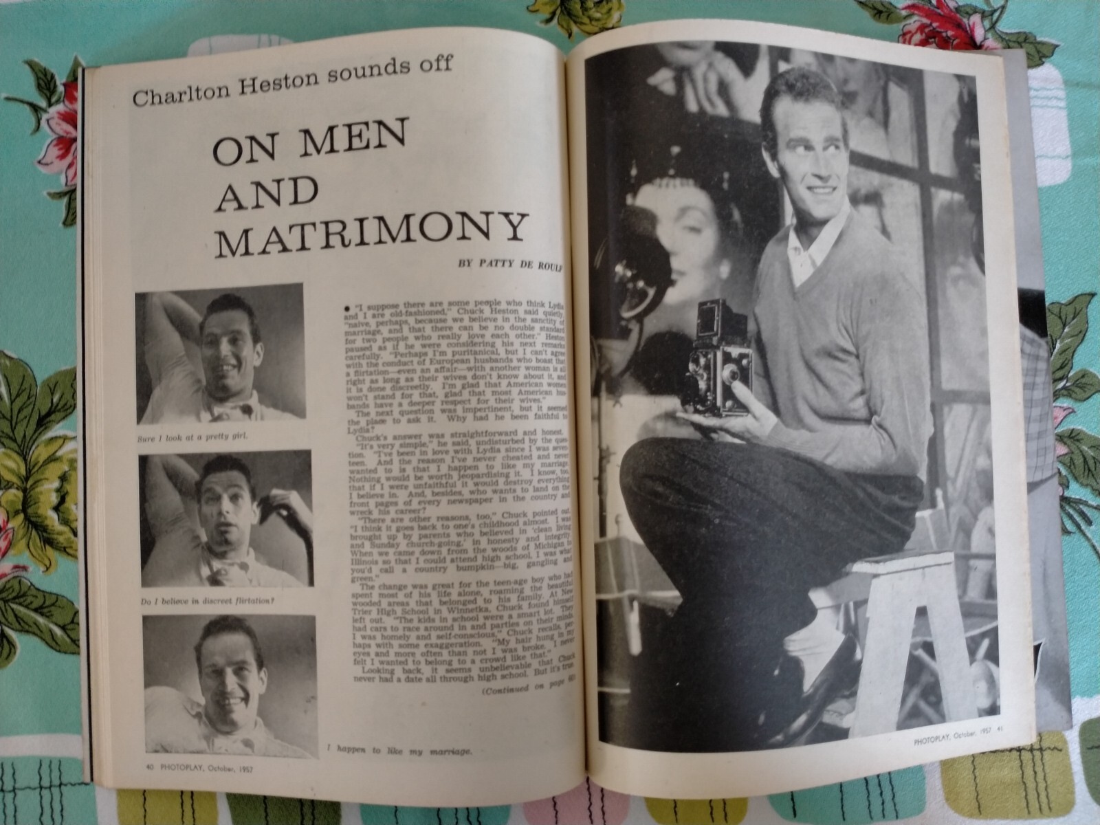 Oz PHOTOPLAY ’57, Kim Novak, Anthony Perkins, Elvis, Doris Day, Rock Hudson