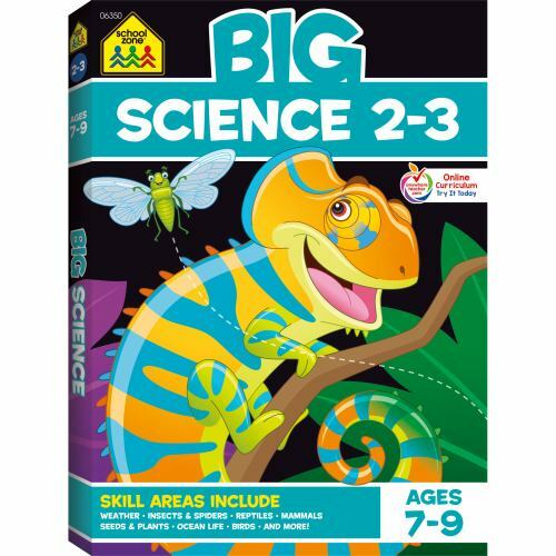 School Zone Big Science Workbook: 320 Pages, 2nd Grade, 3rd Grade, Weather, See