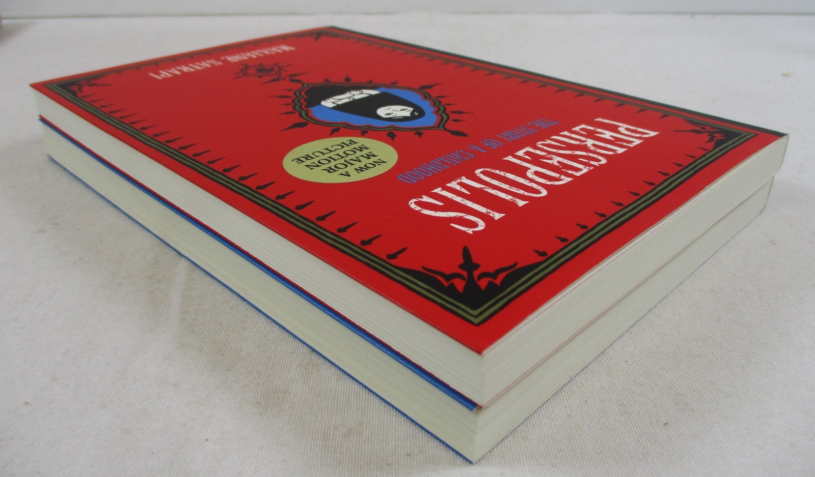 SIGNED by MARJANE SATRAPI “PERSEPOLIS 1 & 2” 2-Volume Graphic Novel SC Slipcase