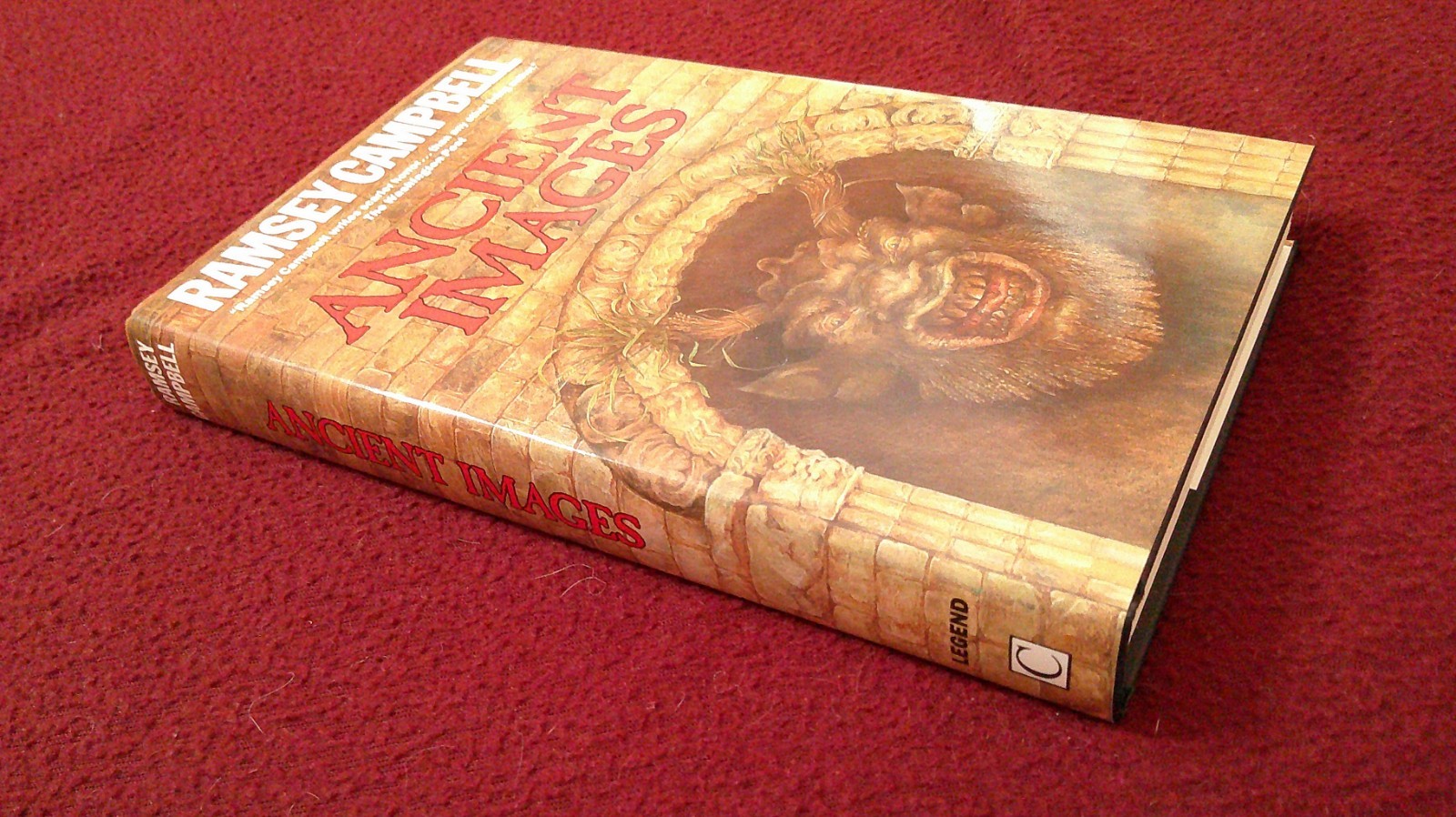 Ancient Images by Ramsey Campbell (1989, HC) first print SIGNED horror novel