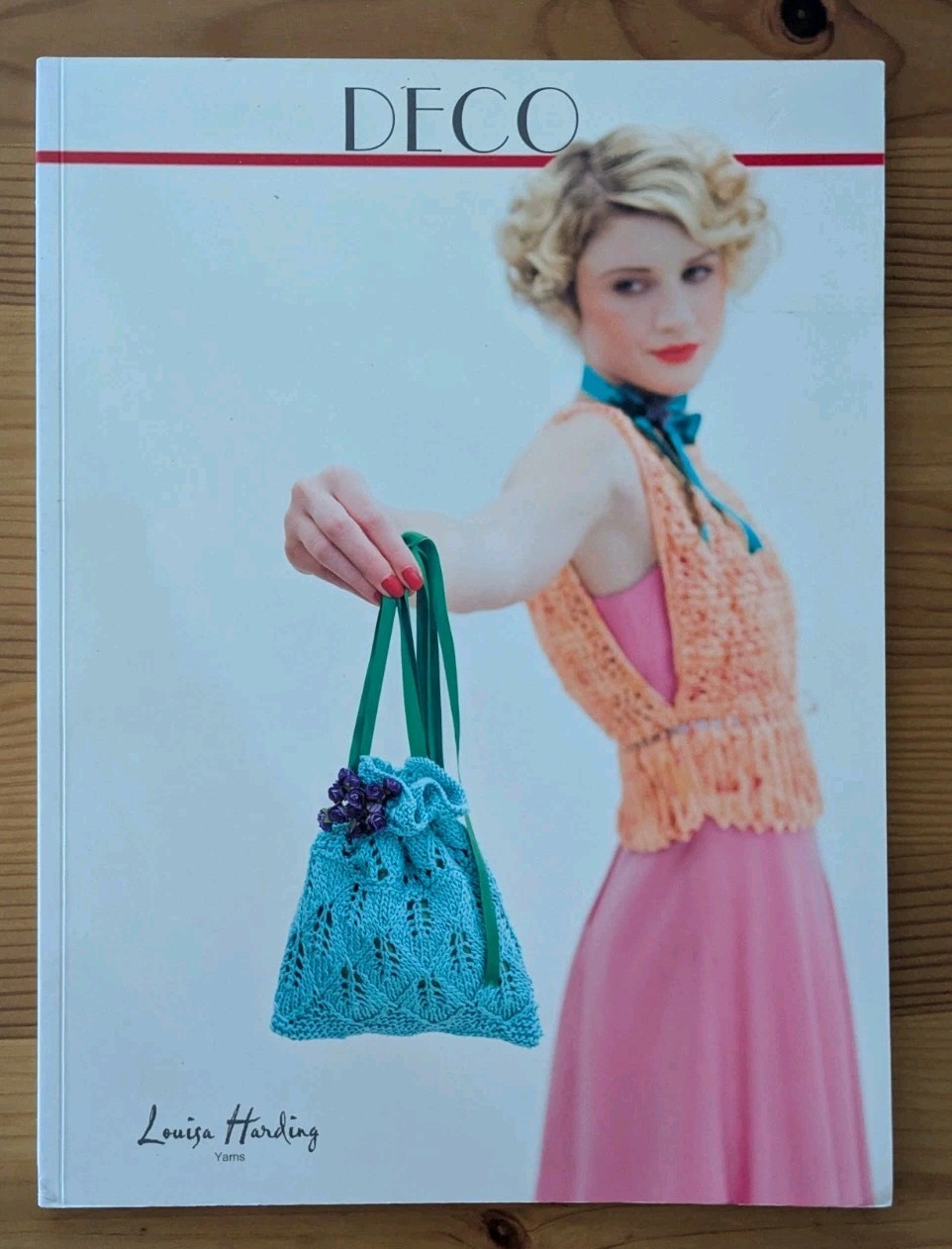 Louisa Harding Twenty Projects Hand Knitting Art Deco Inspired 58-Pages Patterns