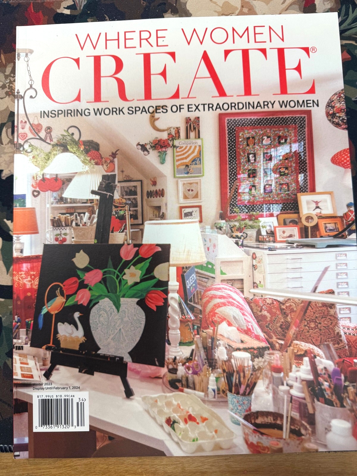 50% off 4 issues & FREE SHIPPING-WHAT & WHERE WOMEN CREATE Spring 2026