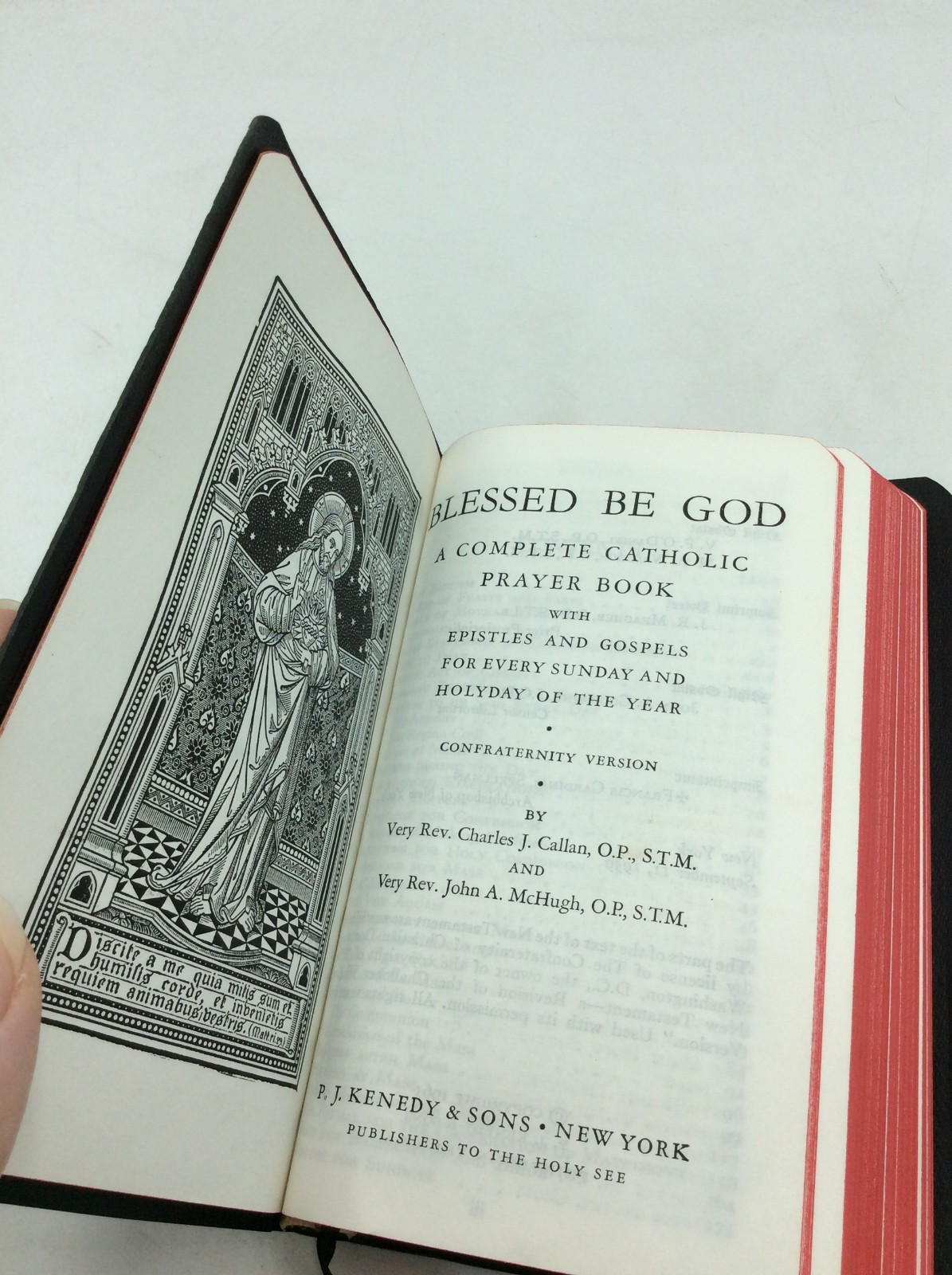 BLESSED BE GOD – Charles J Callan & John A McHugh – 1961 – Catholic Latin prayer