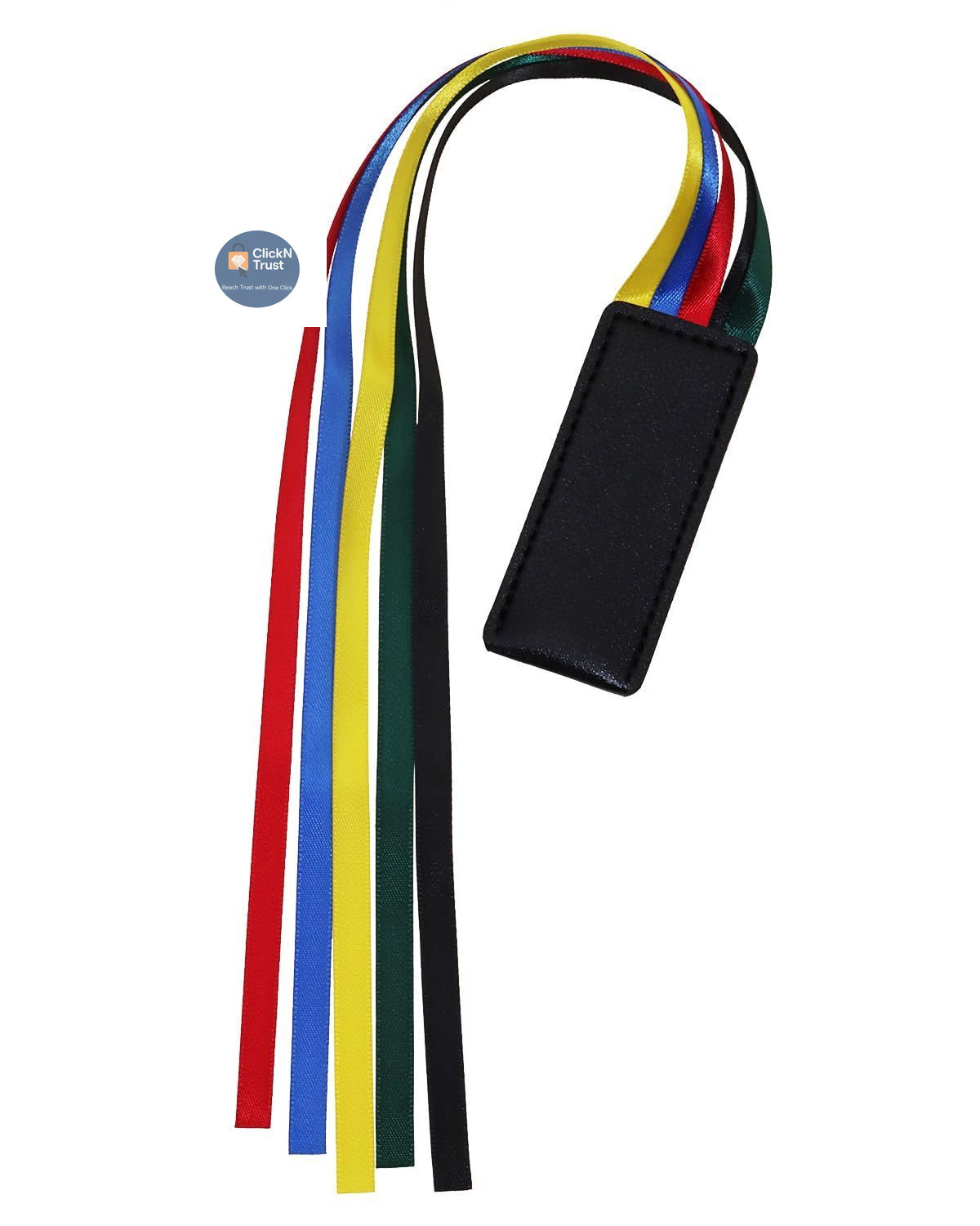 PPhtony Bible Ribbon Bookmark Artificial Leather 7x3cm/2.75×1.18inch, Black
