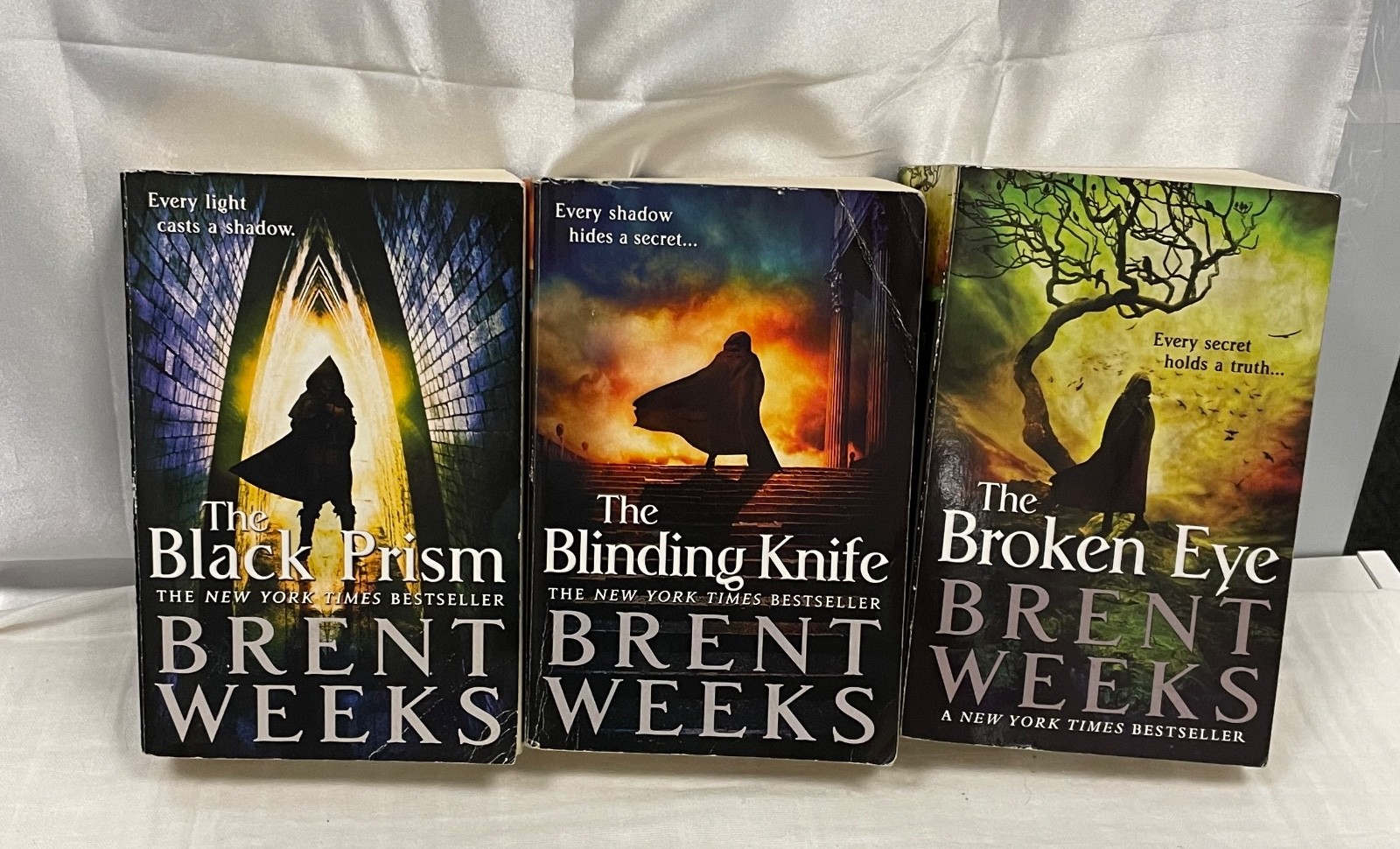 Brent Weeks Lightbringer Series Books 1-3 Paperback