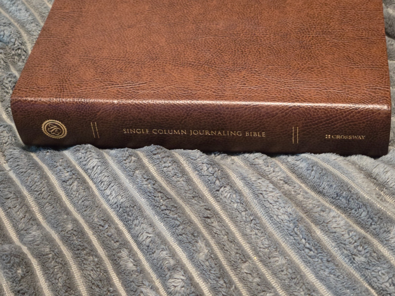 ESV Single Column Journaling Holy Bible, (Bonded Leather, Mocha)