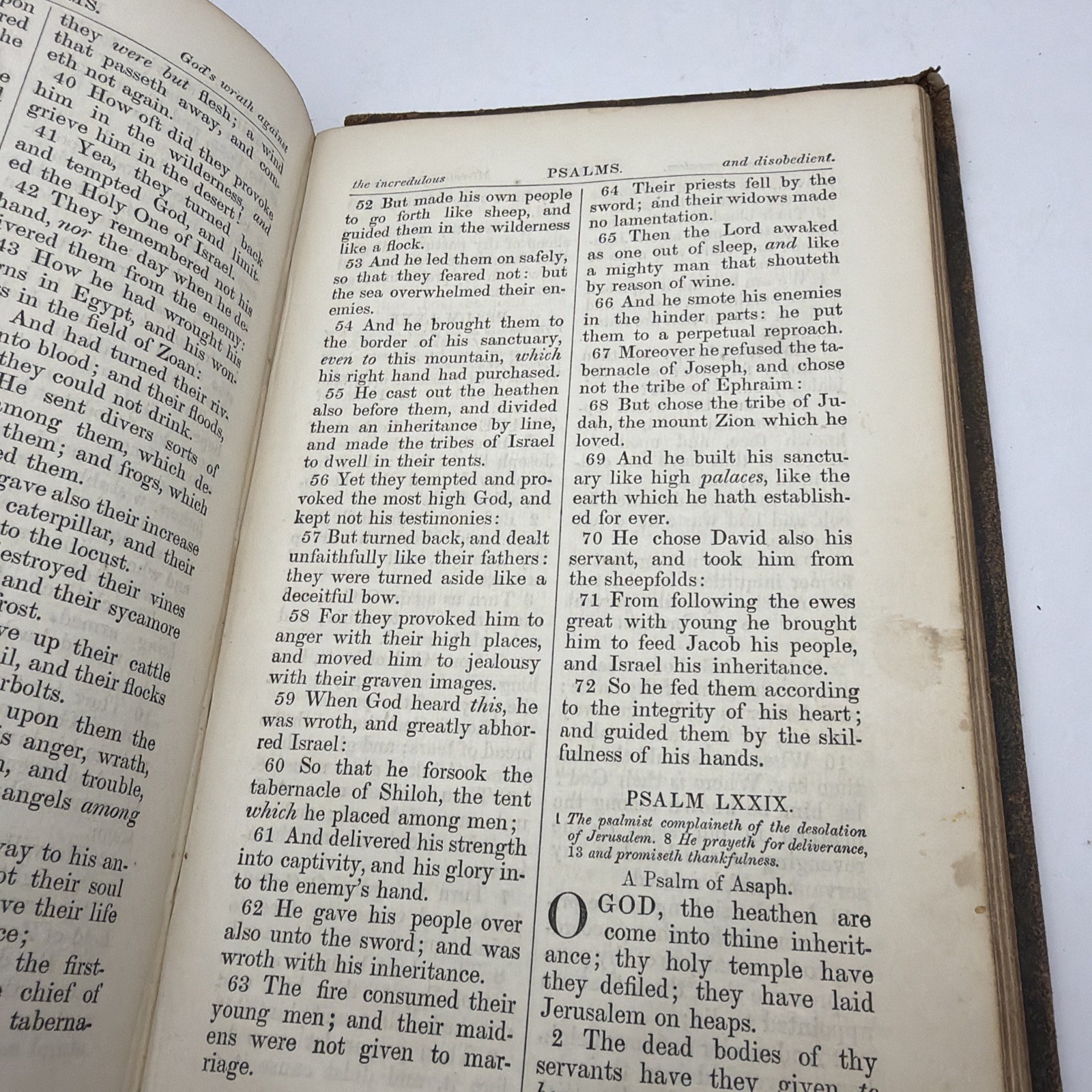 1878 New Testament & Book of Psalms American Bible Society