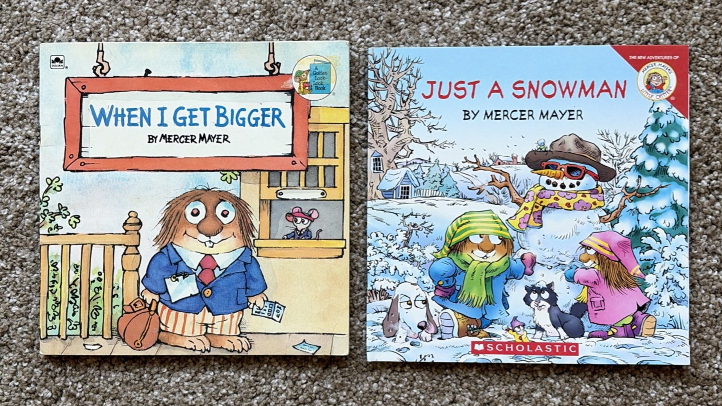 Lot 17 Mercer Mayer Little Critter Picture Story Books (1 HB) Vintage & Modern