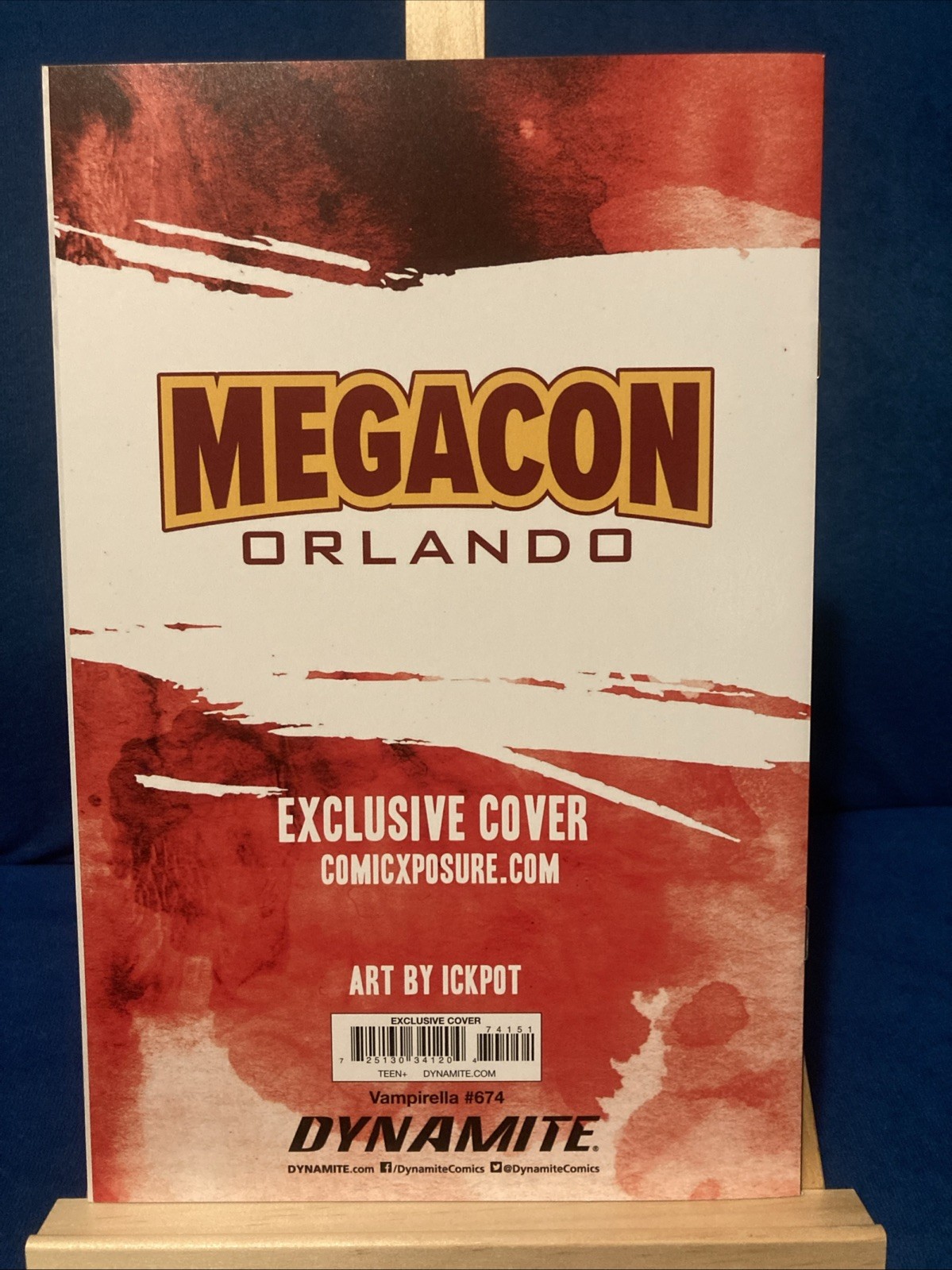 VAMPIRELLA #674 (2025) | Ickpot Virgin Variant | Megacon Exclusive | Dynamite